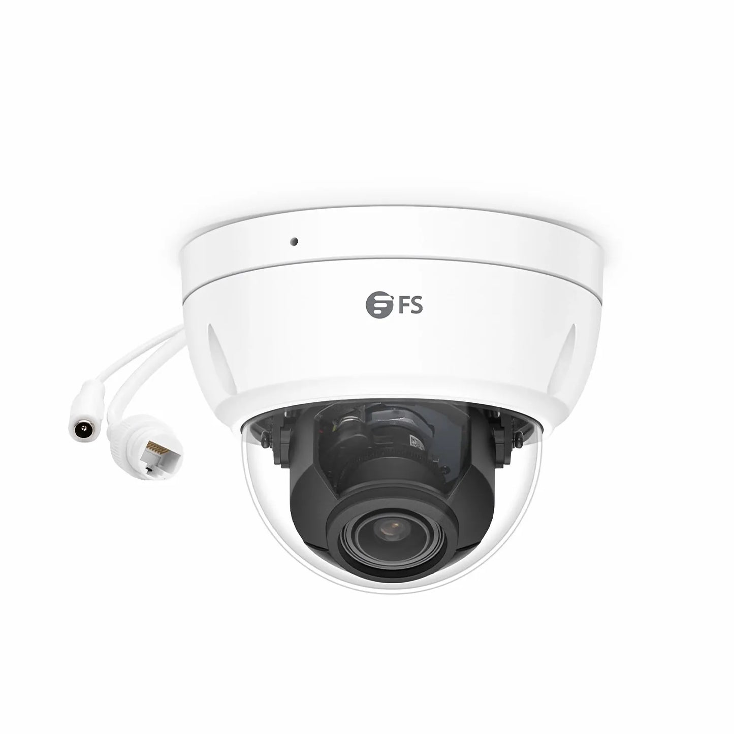 IPC104-5M-D, Super HD 5MP Dome Network Camera with Built-in Mic, 98ft Night Vision, IP67 & IK10 Vandal Resistant, Smart Intrusion Prevention, PoE Network Camera with Varifocal 2.8-12mm Lens