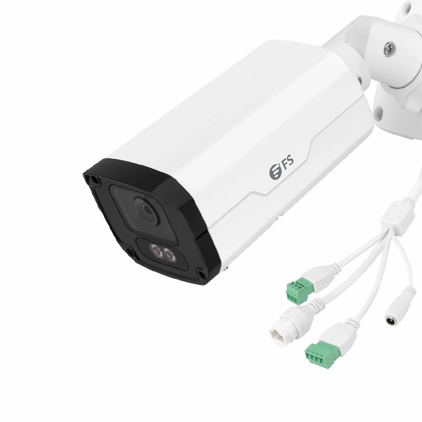 IPC501-FC-4M-B, Super HD 4MP Bullet Network Camera, Intelligent Color, 98ft Night Vision, IP67 & IK10 PoE Network Camera with Fixed 4.0mm Lens