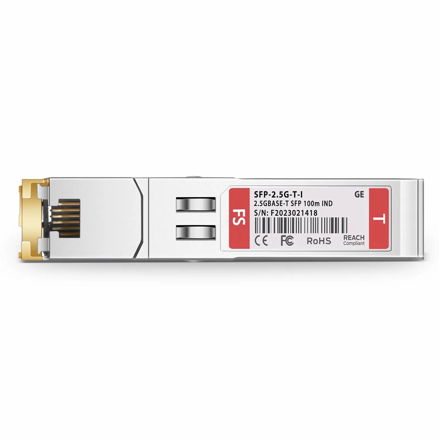 Generic Compatible 2.5GBASE-T SFP Copper 100m RJ-45 Industrial Transceiver Module (LOS)