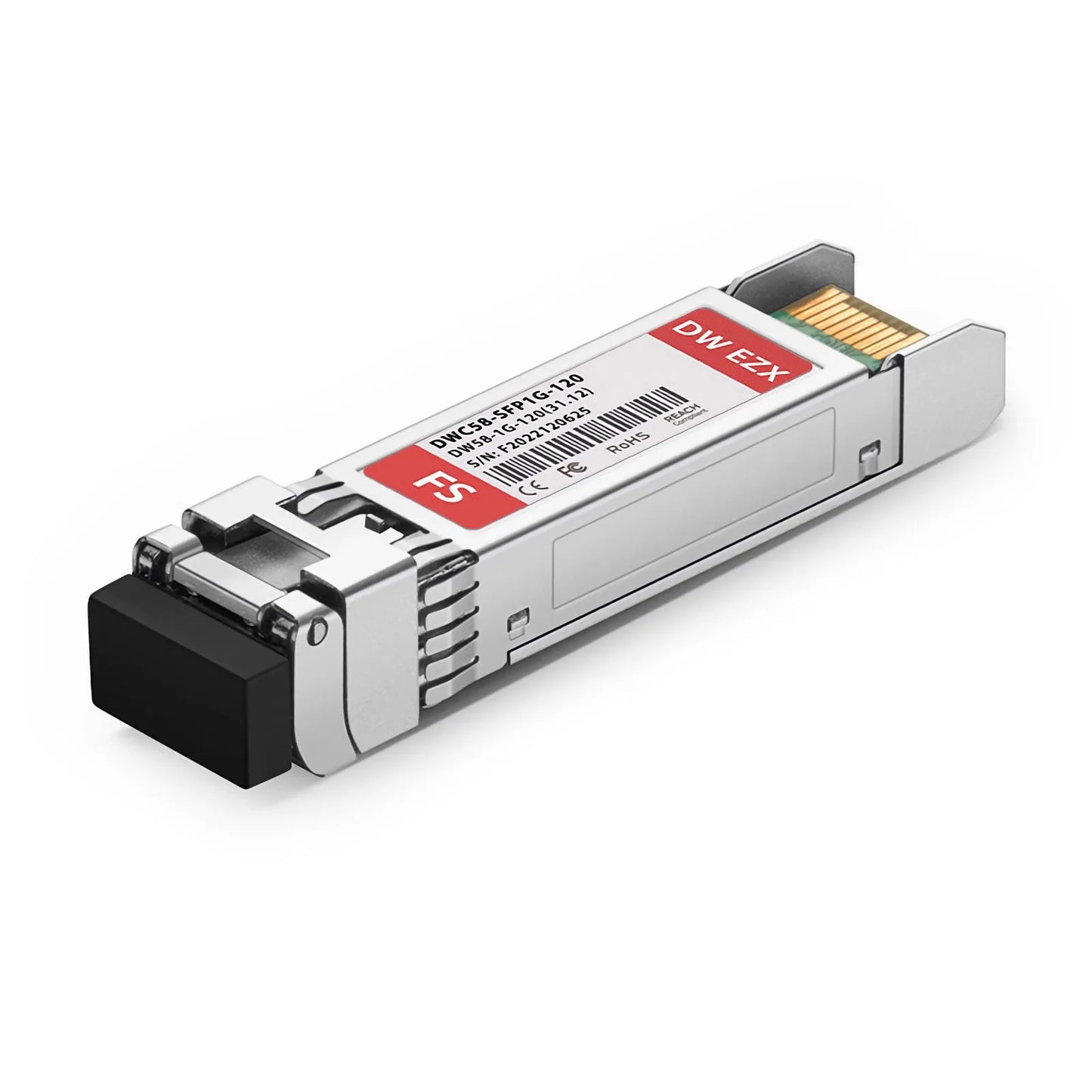 Cisco C58 DWDM-SFP-3112 Compatible SFP 1000BASE-DWDM 1531.12nm 100GHz 120km DOM Duplex LC/UPC SMF Optical Transceiver Module for Transmission