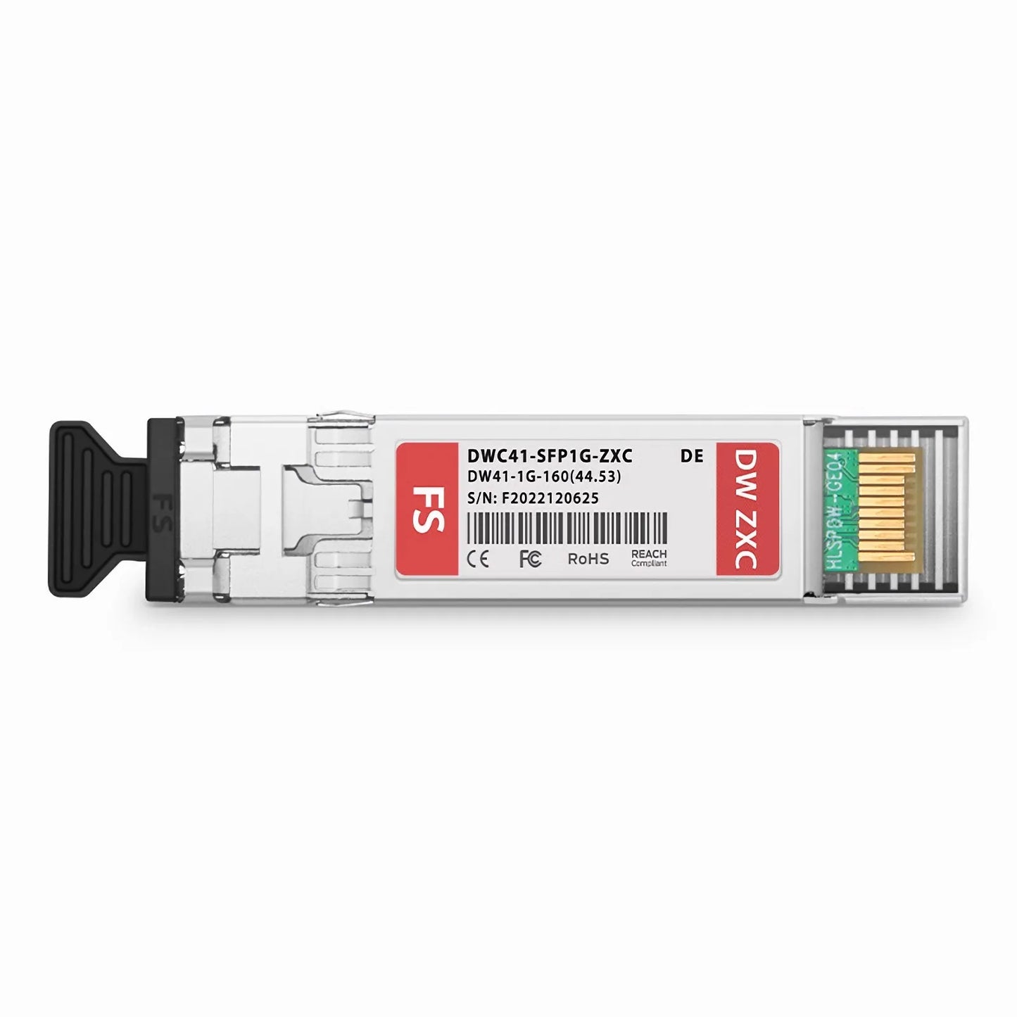 Dell C41 Compatible 1000BASE-DWDM SFP 1544.53nm 100GHz 160km DOM Duplex LC/UPC SMF Optical Transceiver Module for Transmission