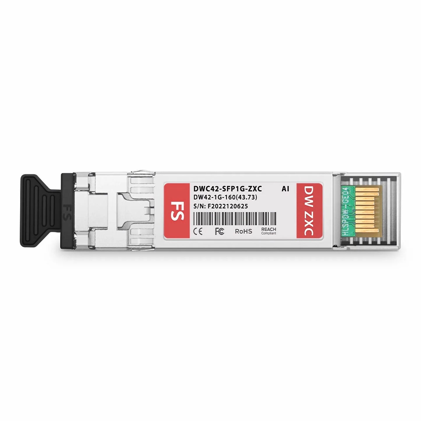 Arista C42 Compatible SFP 1000BASE-DWDM 1543.73nm 100GHz 160km DOM Duplex LC/UPC SMF Optical Transceiver Module for Transmission