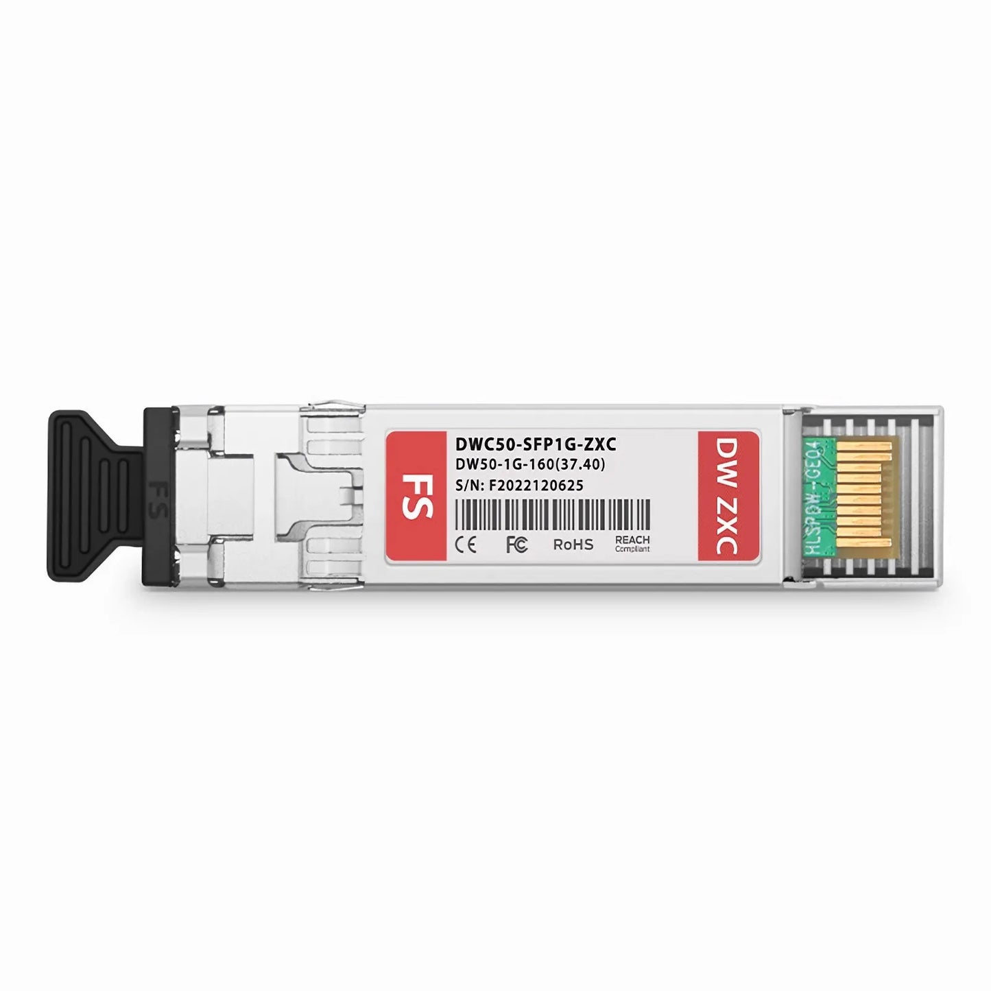Cisco C50 DWDM-SFP-3740 Compatible SFP 1000BASE-DWDM 1537.40nm 100GHz 160km DOM Duplex LC/UPC SMF Optical Transceiver Module for Transmission