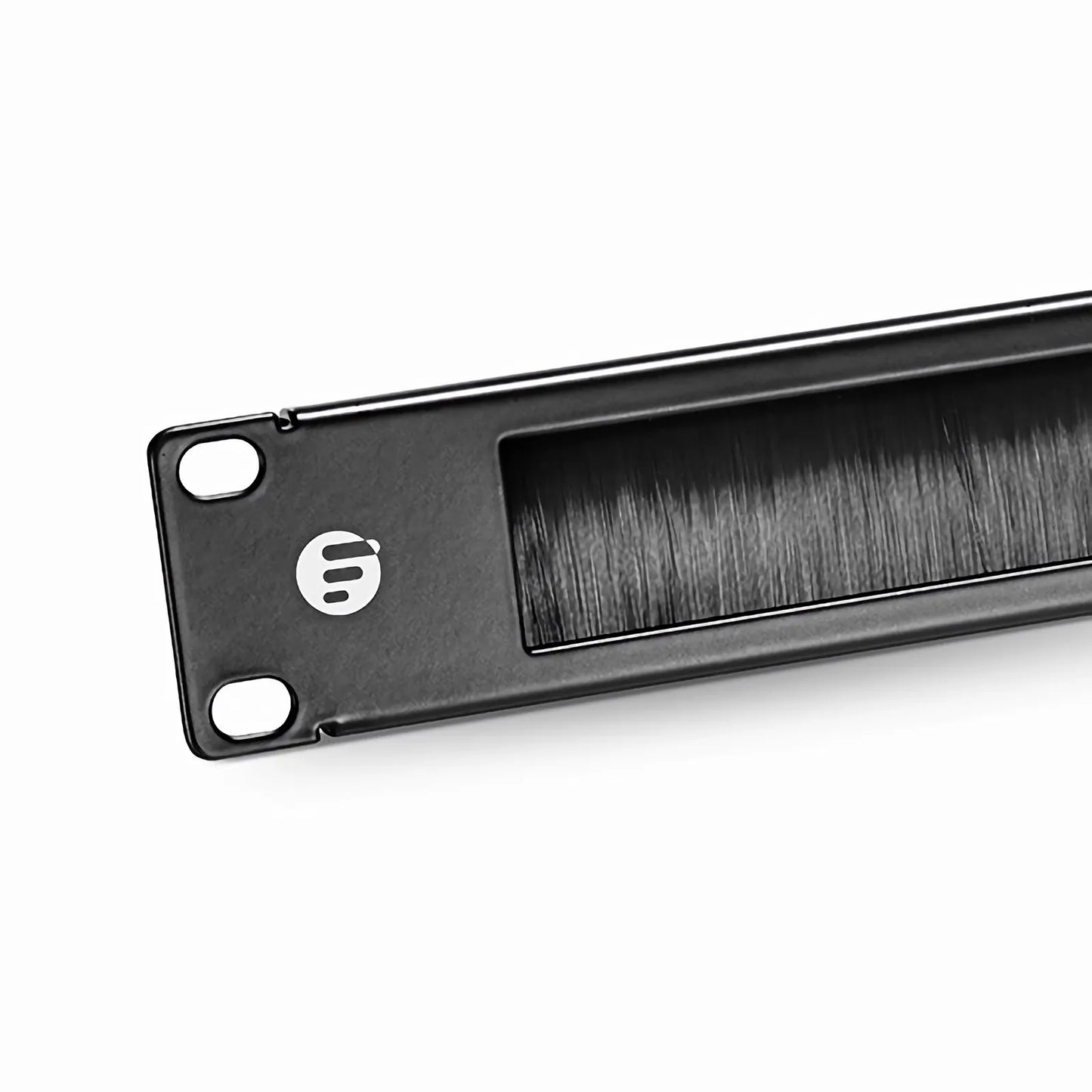 Blanking Pass Through Panel, Brush Strip, 1RU 19 in. Wide