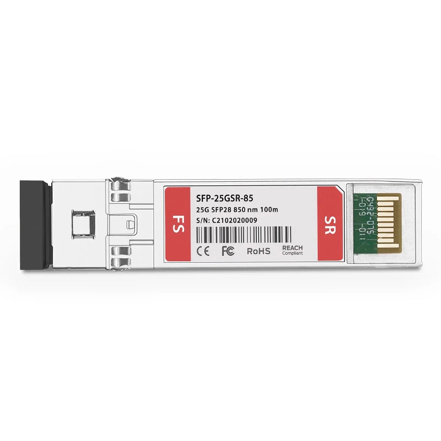 Cisco SFP-25G-SR-S Compatible 25GBASE-SR SFP28 850nm 100m DOM Duplex LC/UPC MMF Optical Transceiver Module