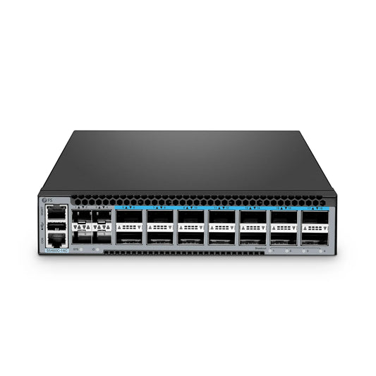 S5460C-14C, 18-Port Ethernet L3 Half-Width Switch, 14 x 100Gb QSFP28, with 4 x 25G SFP28, AV over IP, Support MLAG