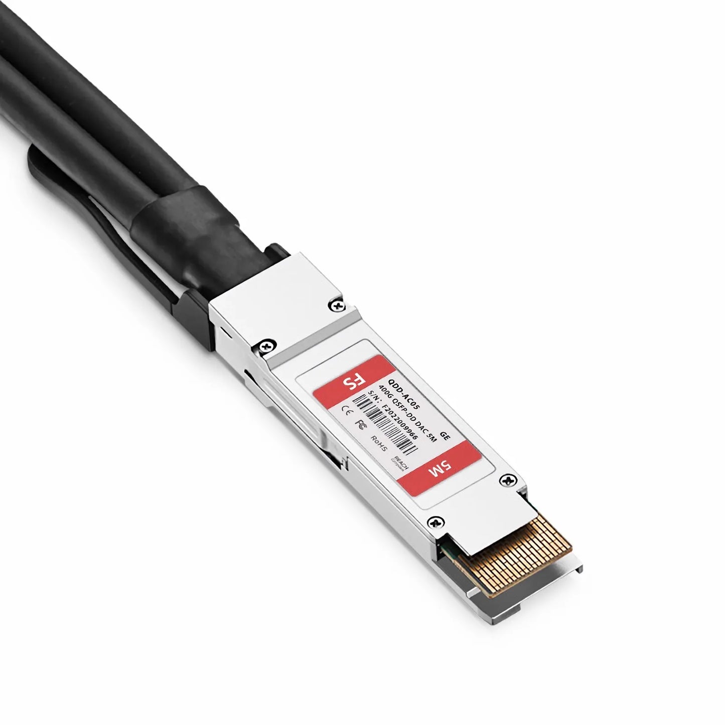 5m (16ft) Generic Compatible 400G QSFP-DD 8 x 50G PAM4 Active Direct Attach Copper Twinax Cable