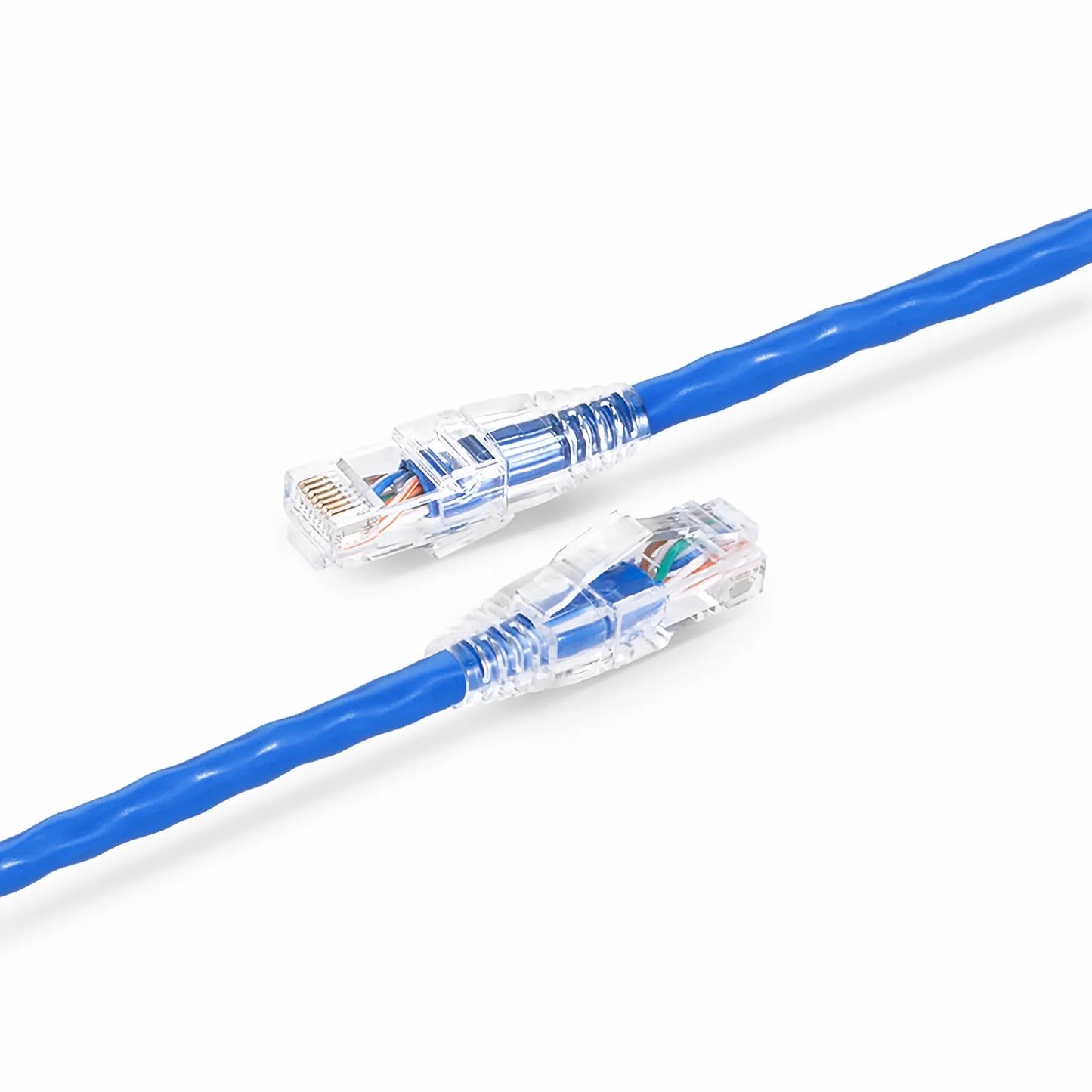 6in (0.15m) Cat6 24AWG Snagless Unshielded (U/UTP) LSZH Ethernet Network Patch Cable, Blue