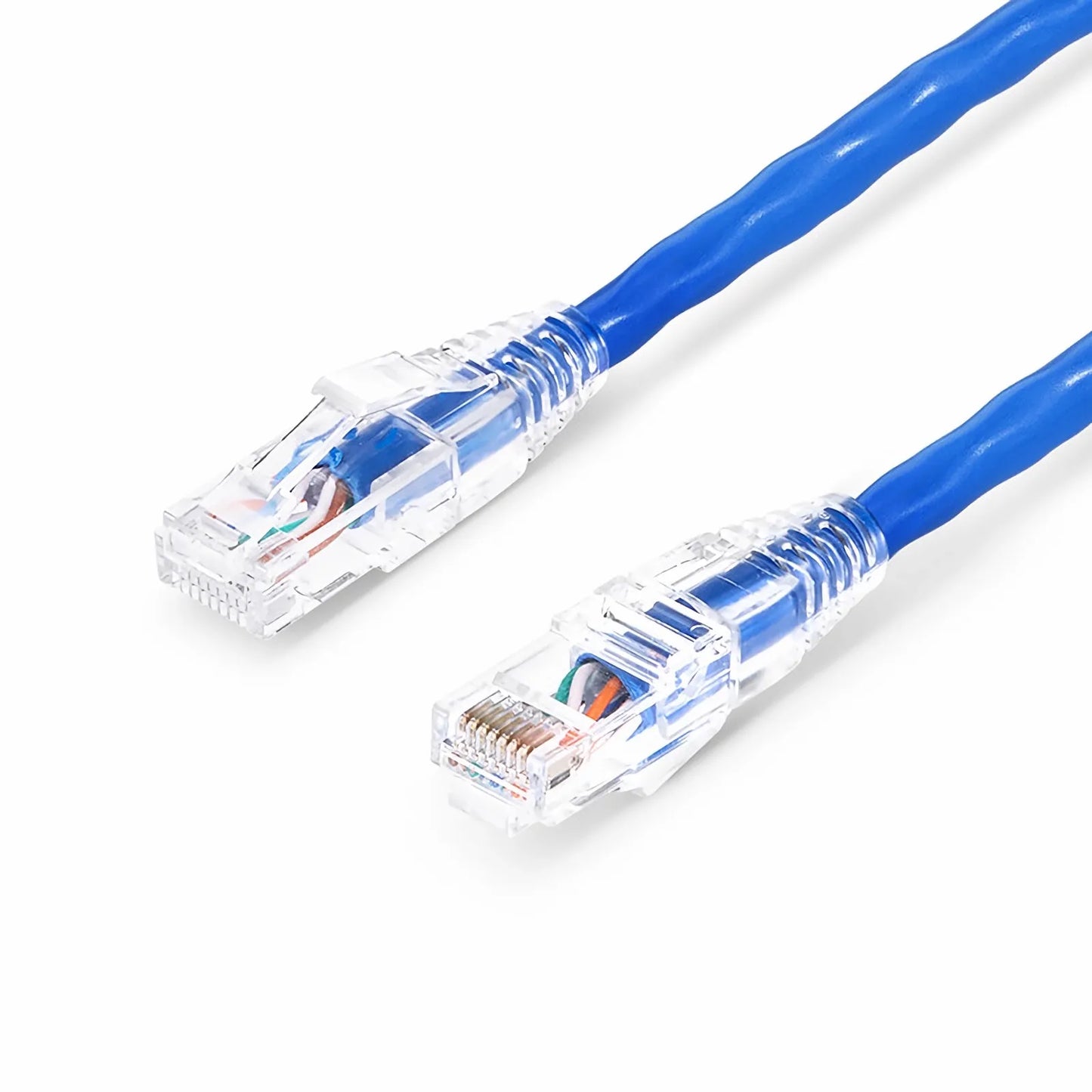 10ft (3m) Cat6 24AWG Snagless Unshielded (U/UTP) PVC CM Ethernet Network Patch Cable, Blue, (5pcs/pack)