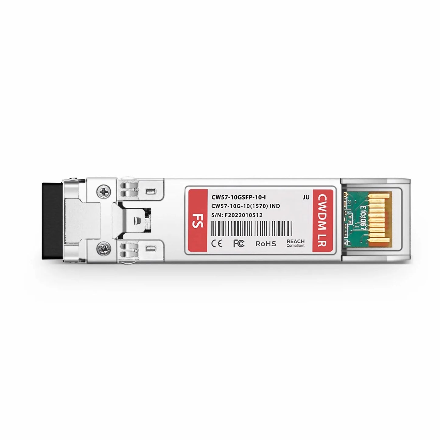 Juniper Networks Compatible SFP+ 10G CWDM 1570nm 10km DOM Duplex LC/UPC SMF Optical Transceiver Module for Transmission (Industrial)