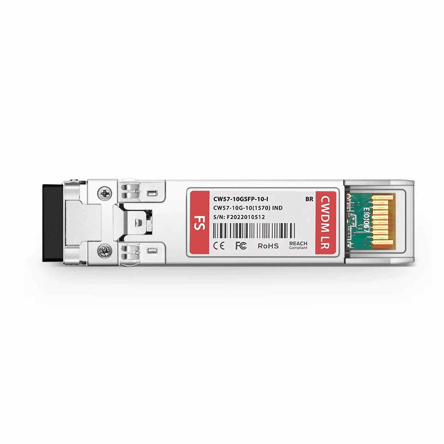 Brocade Compatible SFP+ 10G CWDM 1570nm 10km DOM Duplex LC/UPC SMF Optical Transceiver Module for Transmission (Industrial)