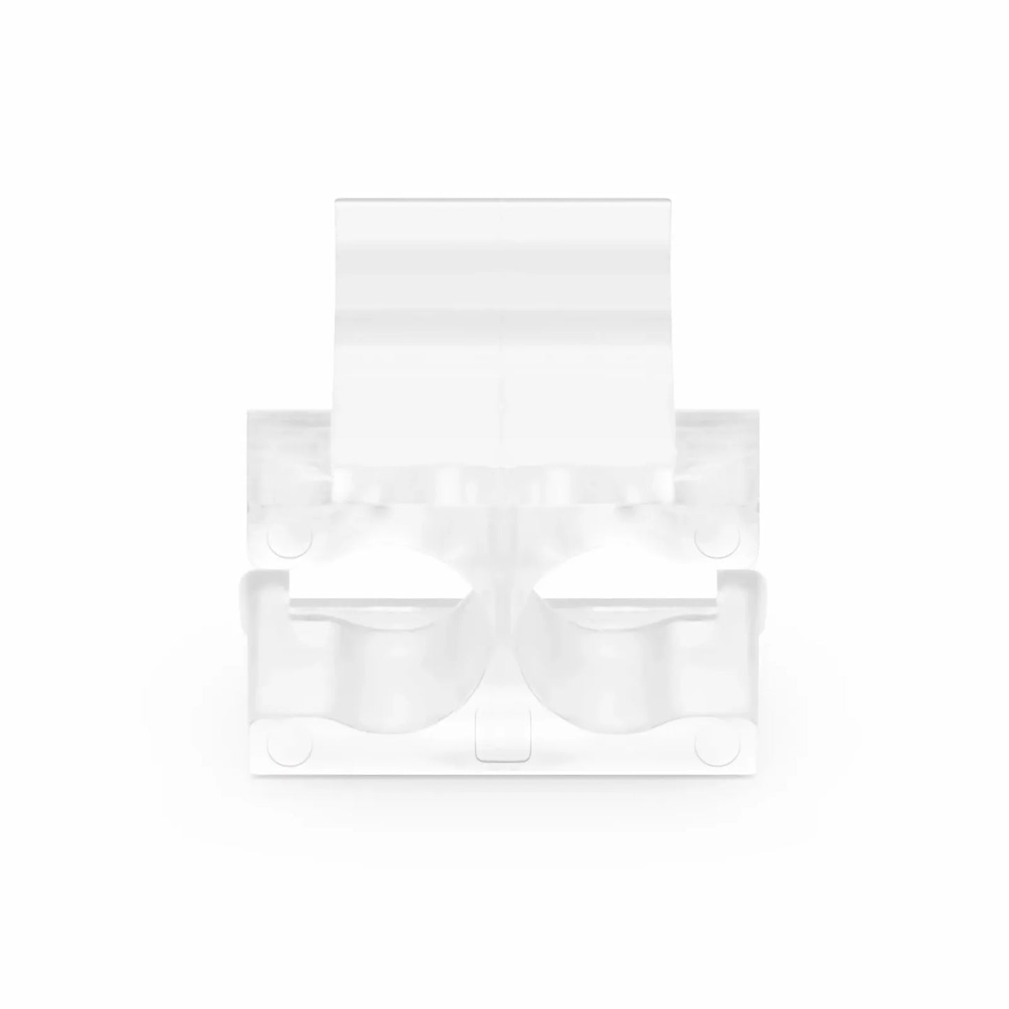 Fiber Optic LC Duplex Clip, Transparent, 100 PCS/Pack