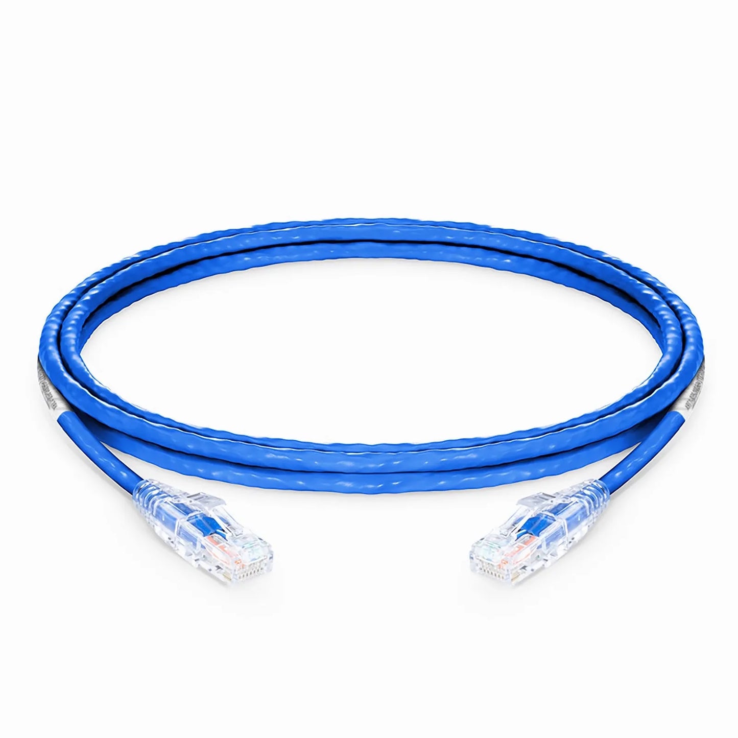 7ft (2.1m) Cat6 24AWG Snagless Unshielded (U/UTP) PVC CM Ethernet Network Patch Cable, Blue, (10pcs/pack)