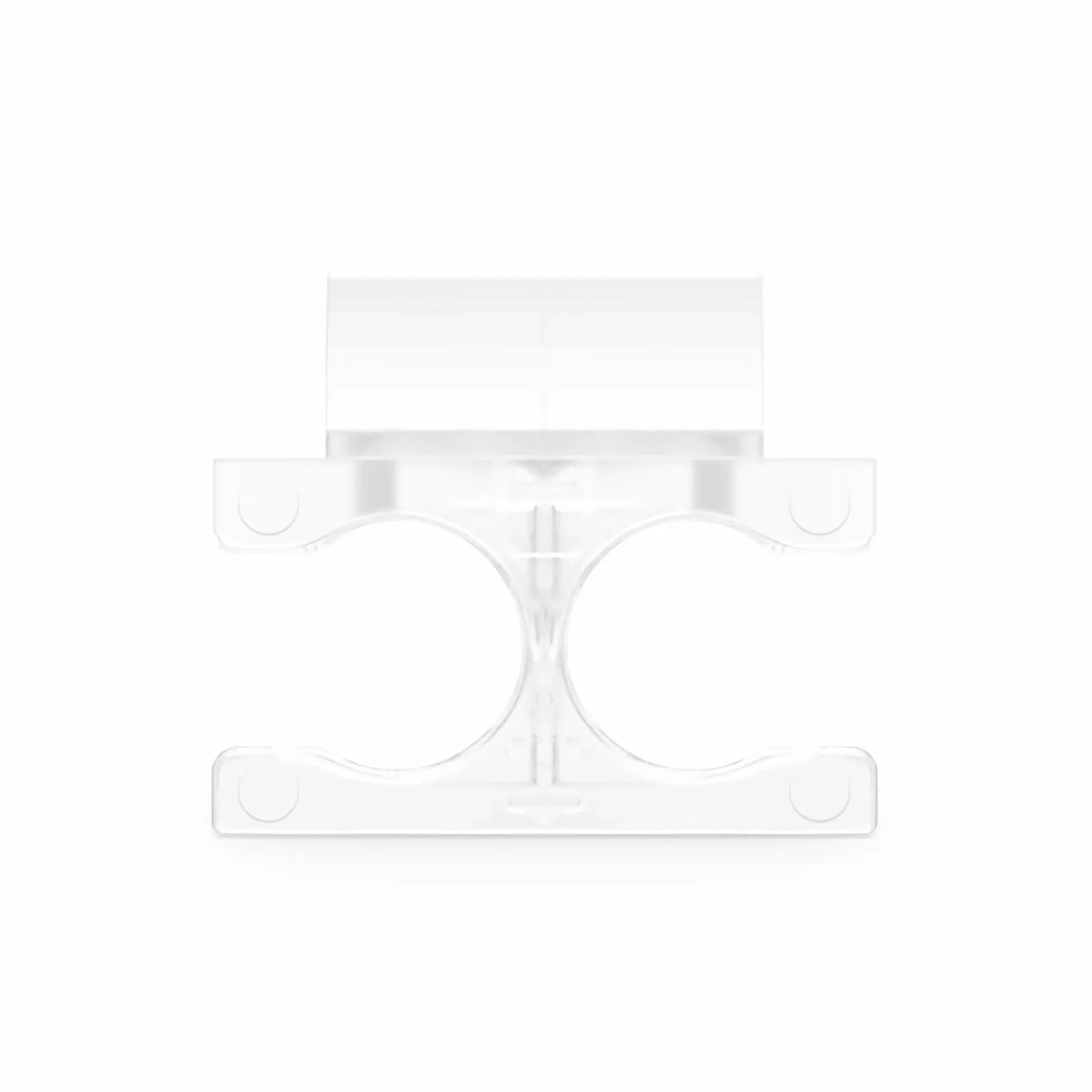 Fiber Optic LC Duplex Clip, Transparent, 100 PCS/Pack