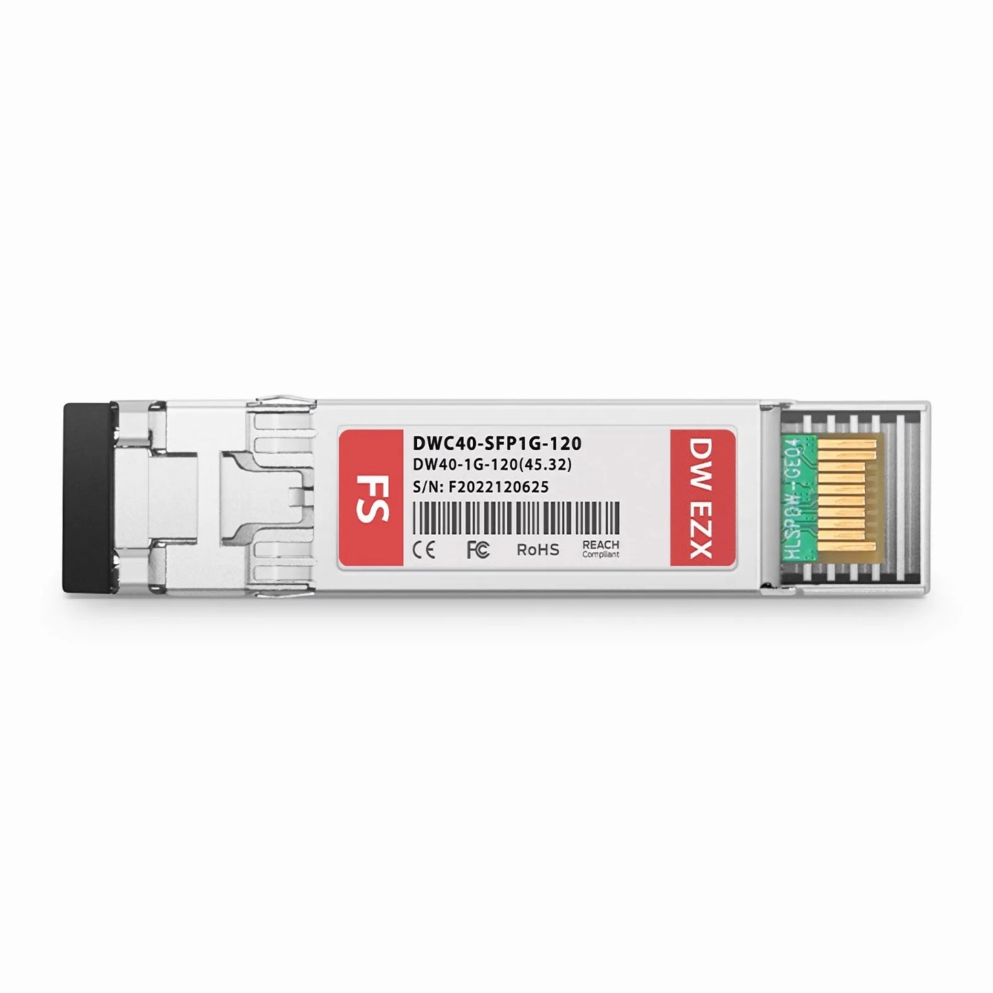 Cisco C40 DWDM-SFP-4532 Compatible SFP 1000BASE-DWDM 1545.32nm 100GHz 120km DOM Duplex LC/UPC SMF Optical Transceiver Module for Transmission