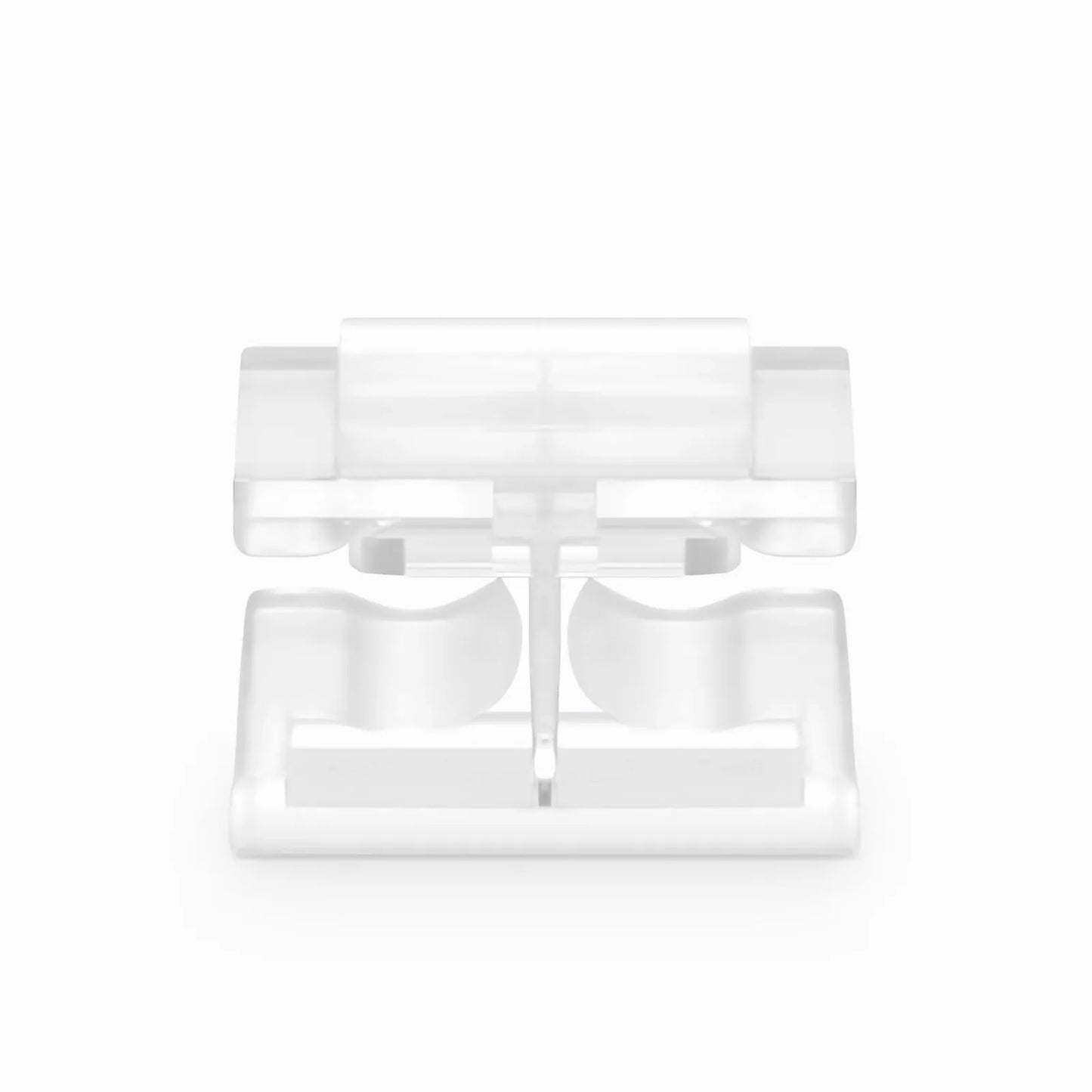Fiber Optic LC Duplex Clip, Transparent, 100 PCS/Pack