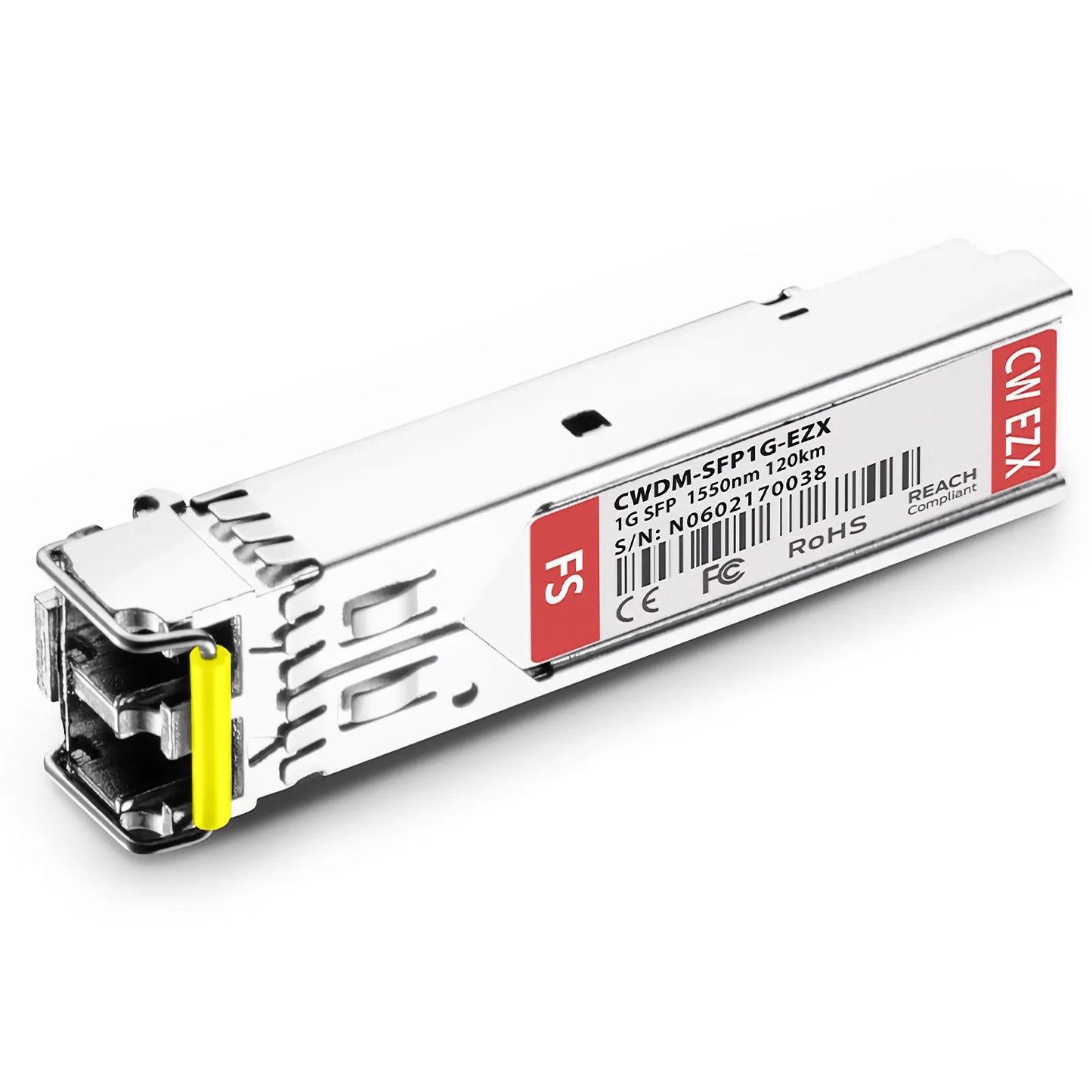 Cisco CWDM-SFP-1550-120 Compatible SFP 1000BASE-CWDM 1550nm 120km DOM Duplex LC/UPC SMF Optical Transceiver Module for Transmission
