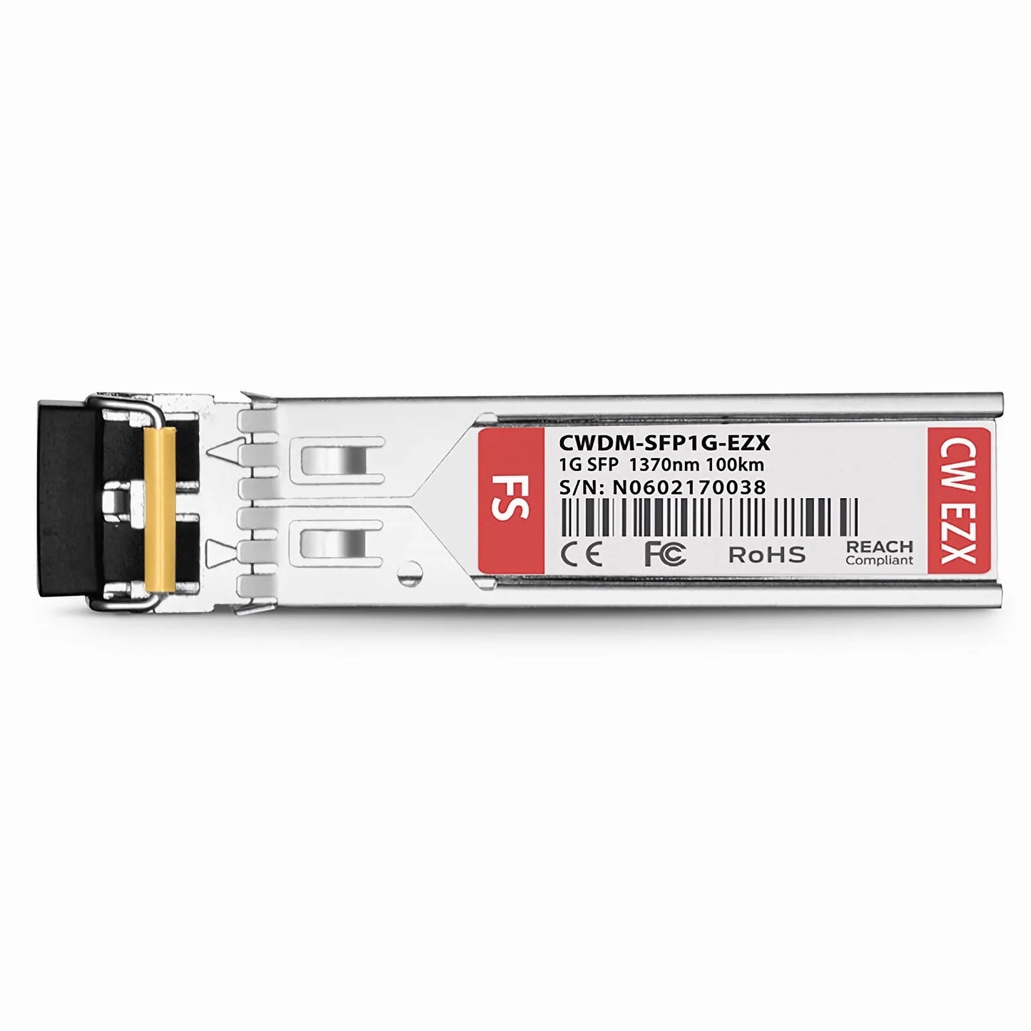 Cisco CWDM-SFP-1370-100 Compatible SFP 1000BASE-CWDM 1370nm 100km DOM Duplex LC/UPC SMF Optical Transceiver Module for Transmission