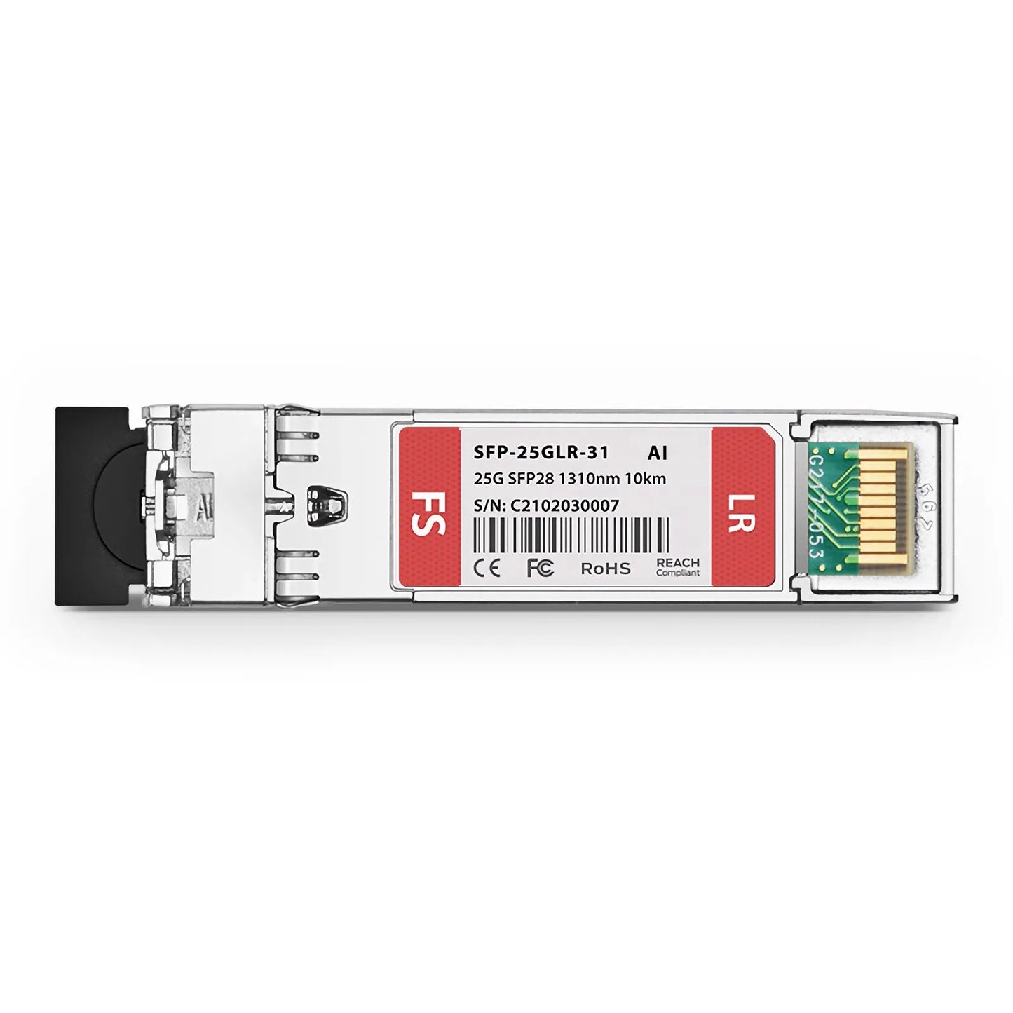 Arista Networks SFP-25G-LR Compatible 25GBASE-LR SFP28 1310nm 10km Duplex LC/UPC SMF DOM Optical Transceiver Module