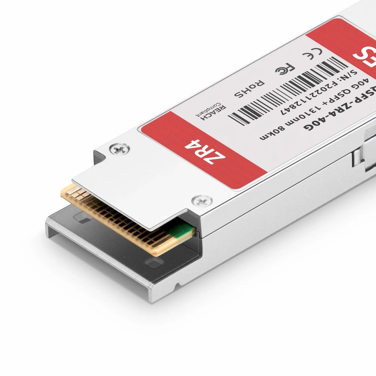 Cisco Compatible 40GBASE-ZR4 QSFP+ 1310nm 80km DOM Duplex LC/UPC SMF Optical Transceiver Module