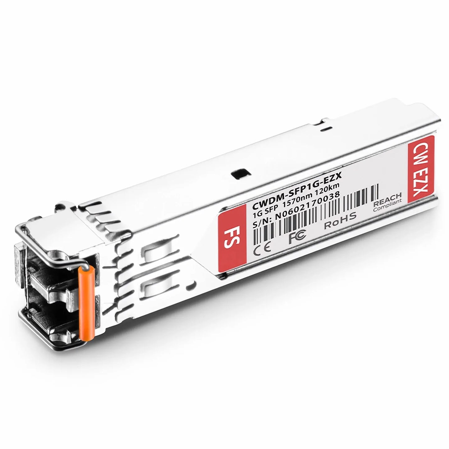 Cisco CWDM-SFP-1570-120 Compatible SFP 1000BASE-CWDM 1570nm 120km DOM Duplex LC/UPC SMF Optical Transceiver Module for Transmission