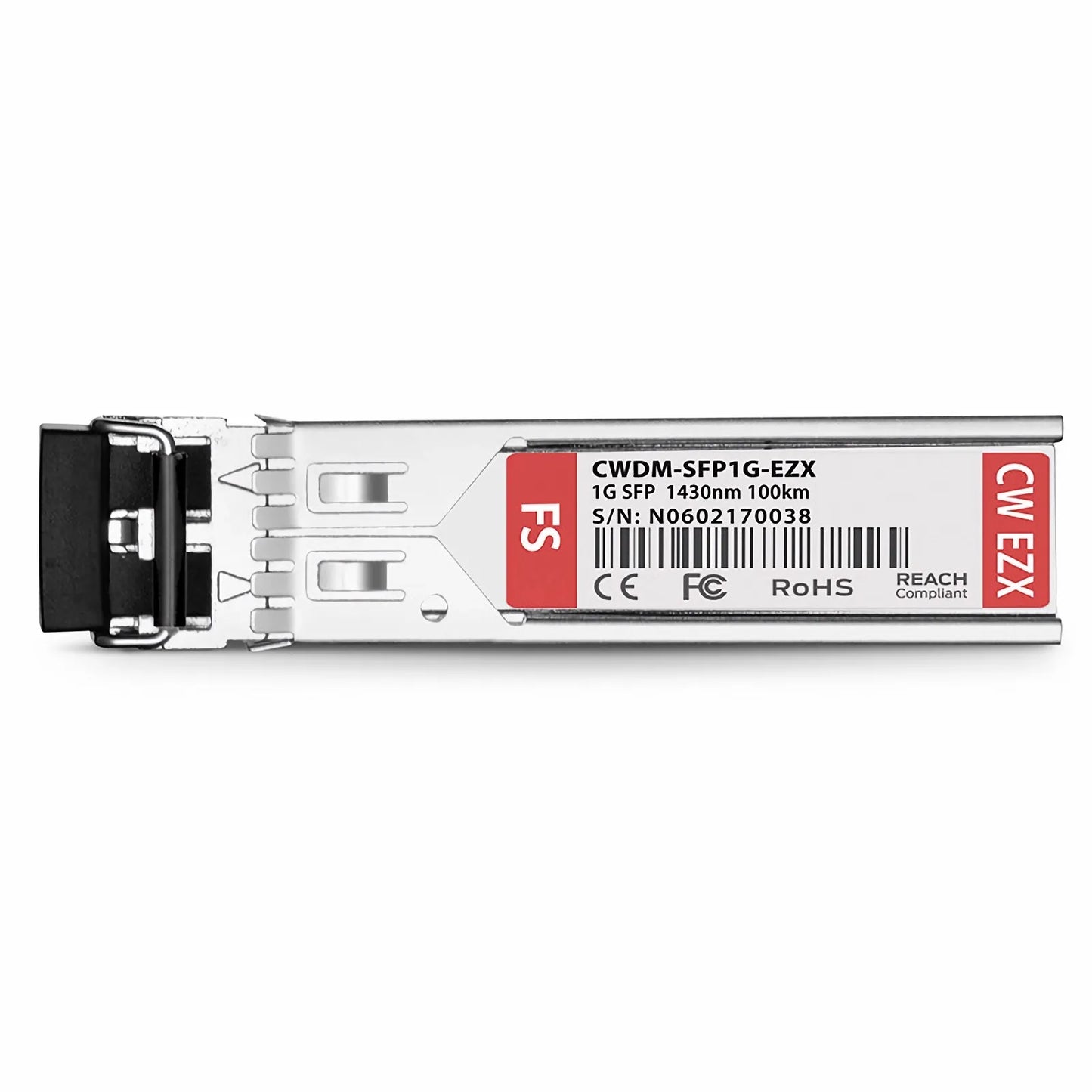 Cisco CWDM-SFP-1430-100 Compatible SFP 1000BASE-CWDM 1430nm 100km DOM Duplex LC/UPC SMF Optical Transceiver Module for Transmission