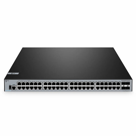 S3270-48TM, 48-Port Gigabit Ethernet L2+ Switch, 48 x Gigabit RJ45, with 4 x 1/2.5Gb SFP Uplinks, PicOS®, Broadcom Chip