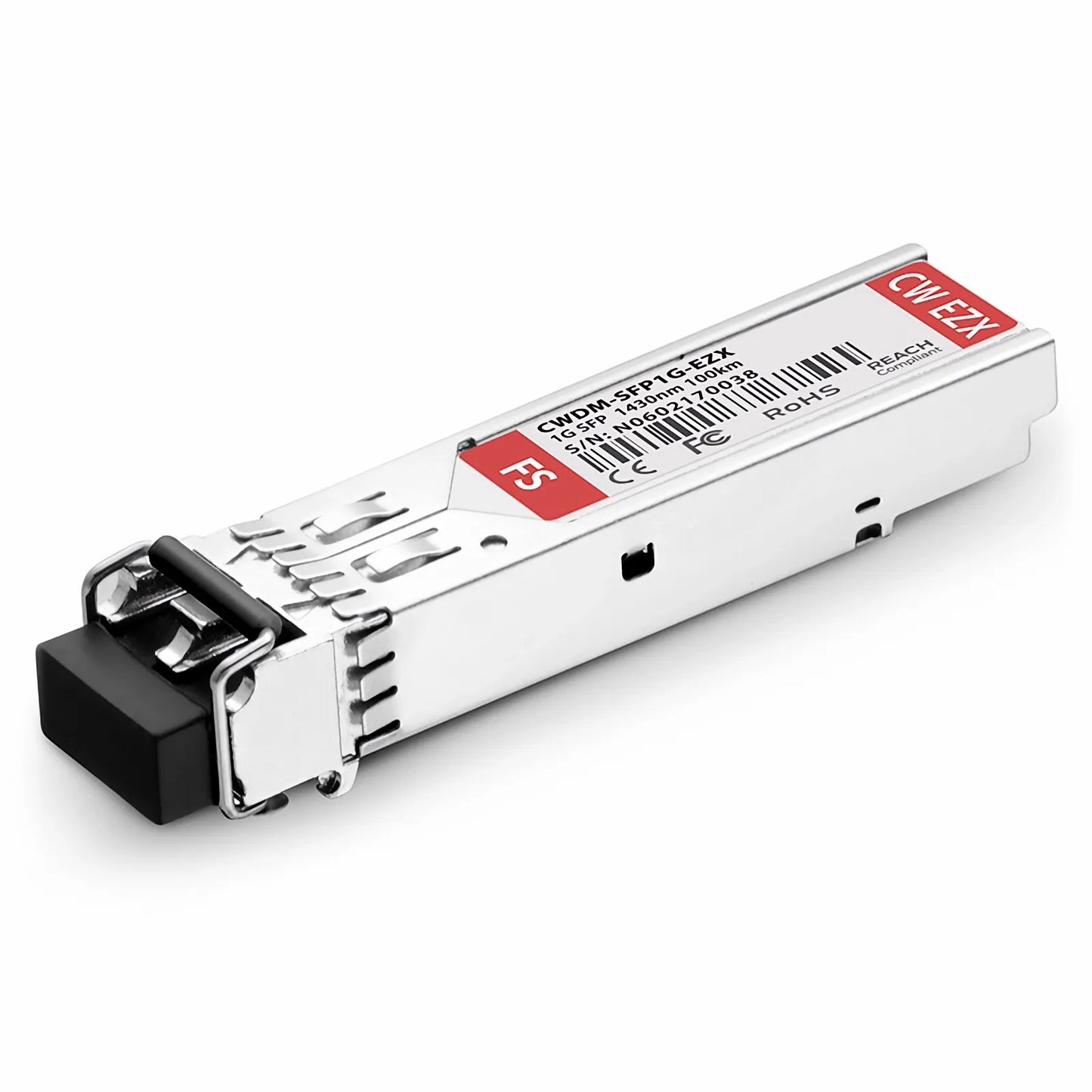 Cisco CWDM-SFP-1430-100 Compatible SFP 1000BASE-CWDM 1430nm 100km DOM Duplex LC/UPC SMF Optical Transceiver Module for Transmission