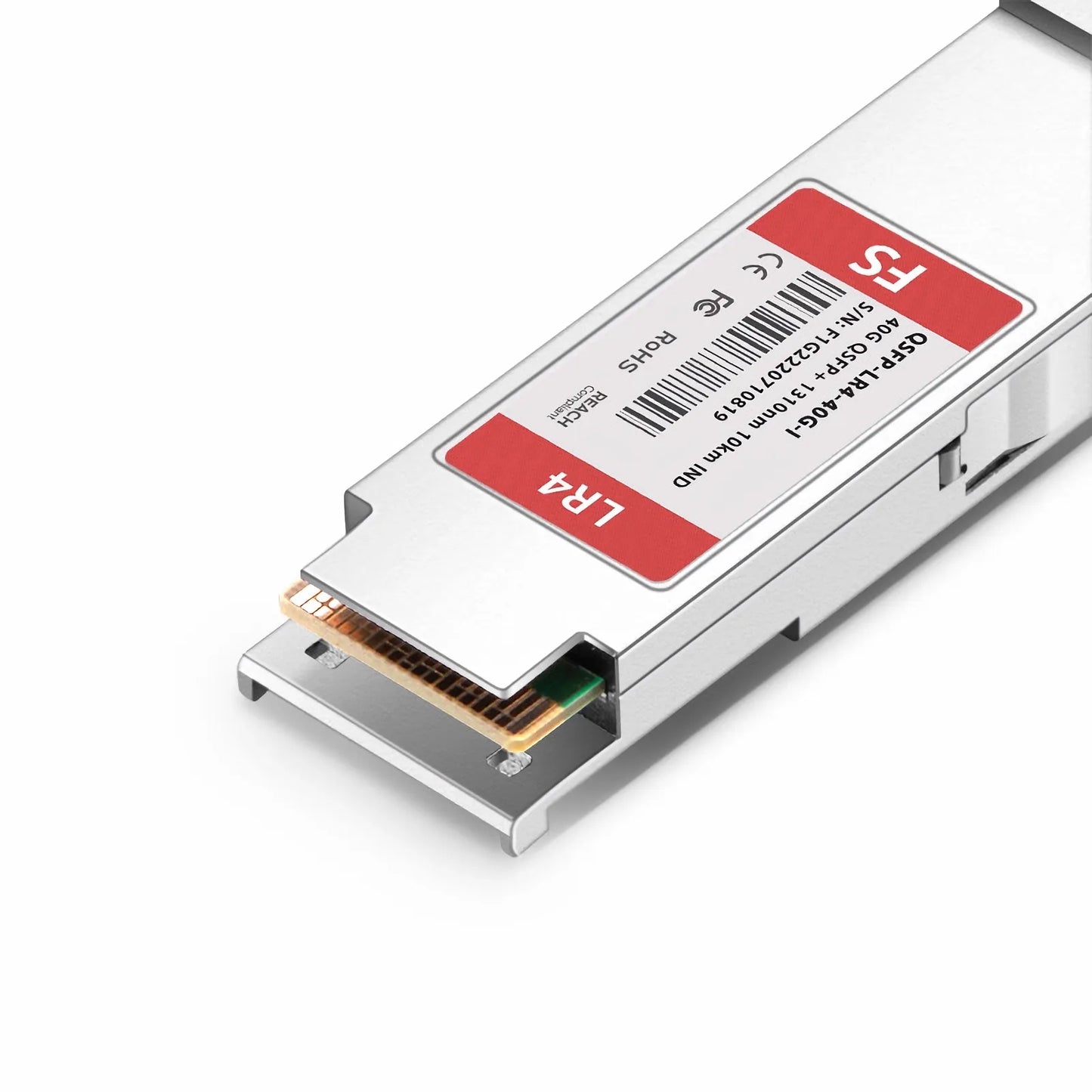 Cisco Compatible 40GBASE-LR4 QSFP+ 1310nm 10km DOM Duplex LC/UPC SMF Optical Transceiver Module (Industrial)