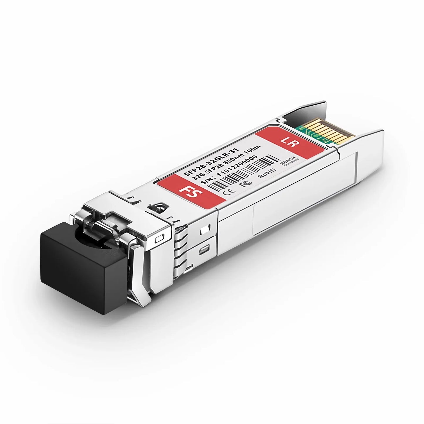 Generic Compatible SFP28 32G Fibre Channel 1310nm 10km DOM Duplex LC/UPC SMF Optical Transceiver Module