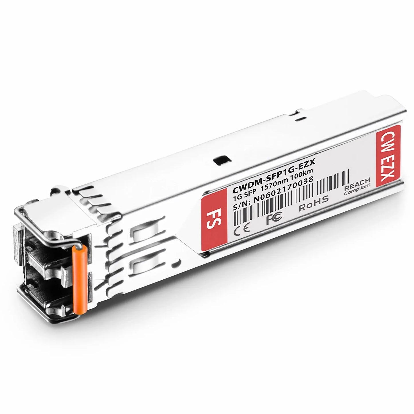 Cisco CWDM-SFP-1570-100 Compatible SFP 1000BASE-CWDM 1570nm 100km DOM Duplex LC/UPC SMF Optical Transceiver Module for Transmission
