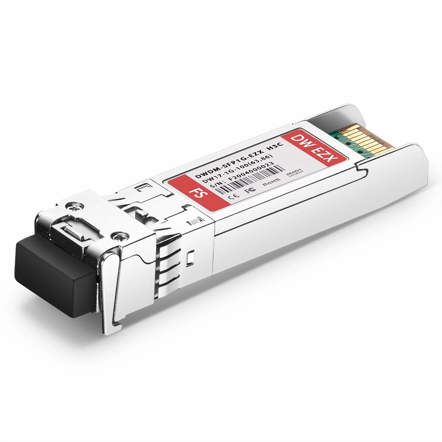 H3C C17 DWDM-SFP1G-63.86-100 Compatible SFP 1000BASE-DWDM 1563.86nm 100GHz 100km DOM Duplex LC/UPC SMF Optical Transceiver Module for Transmission
