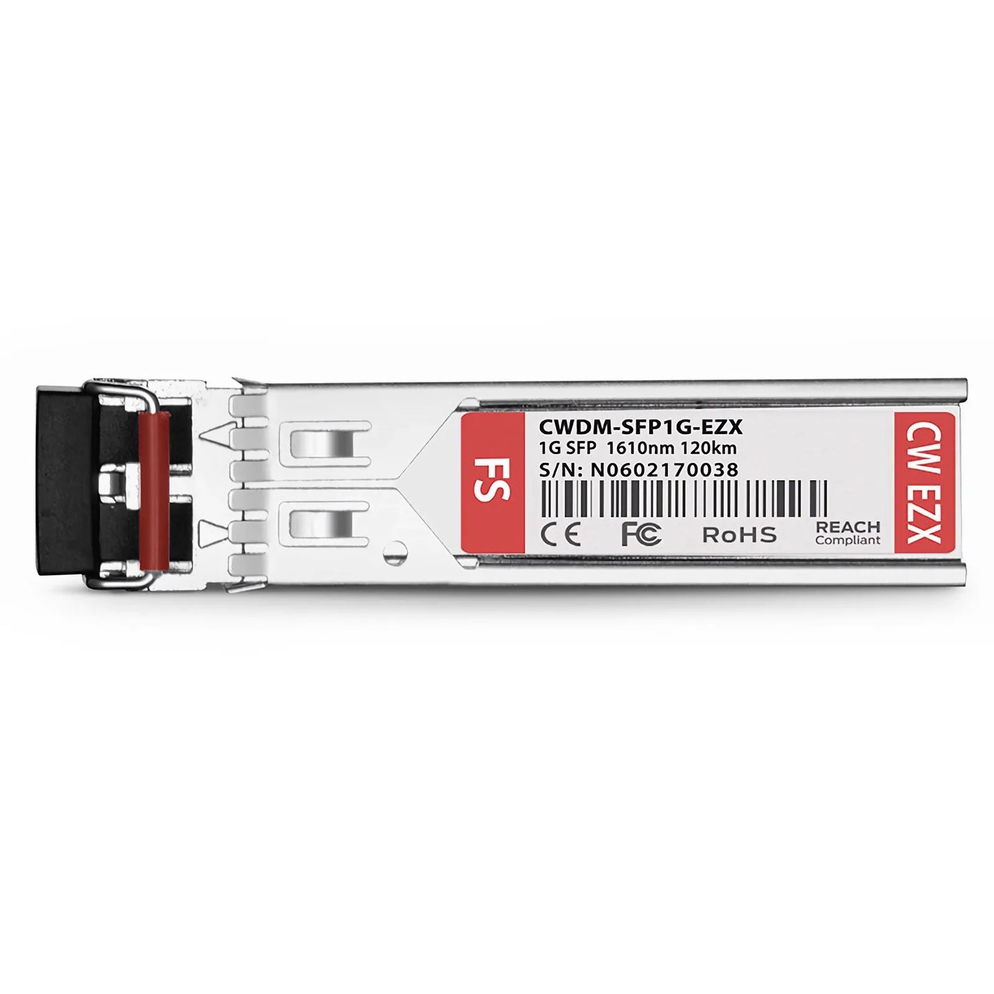 Cisco CWDM-SFP-1610-120 Compatible SFP 1000BASE-CWDM 1610nm 120km DOM Duplex LC/UPC SMF Optical Transceiver Module for Transmission