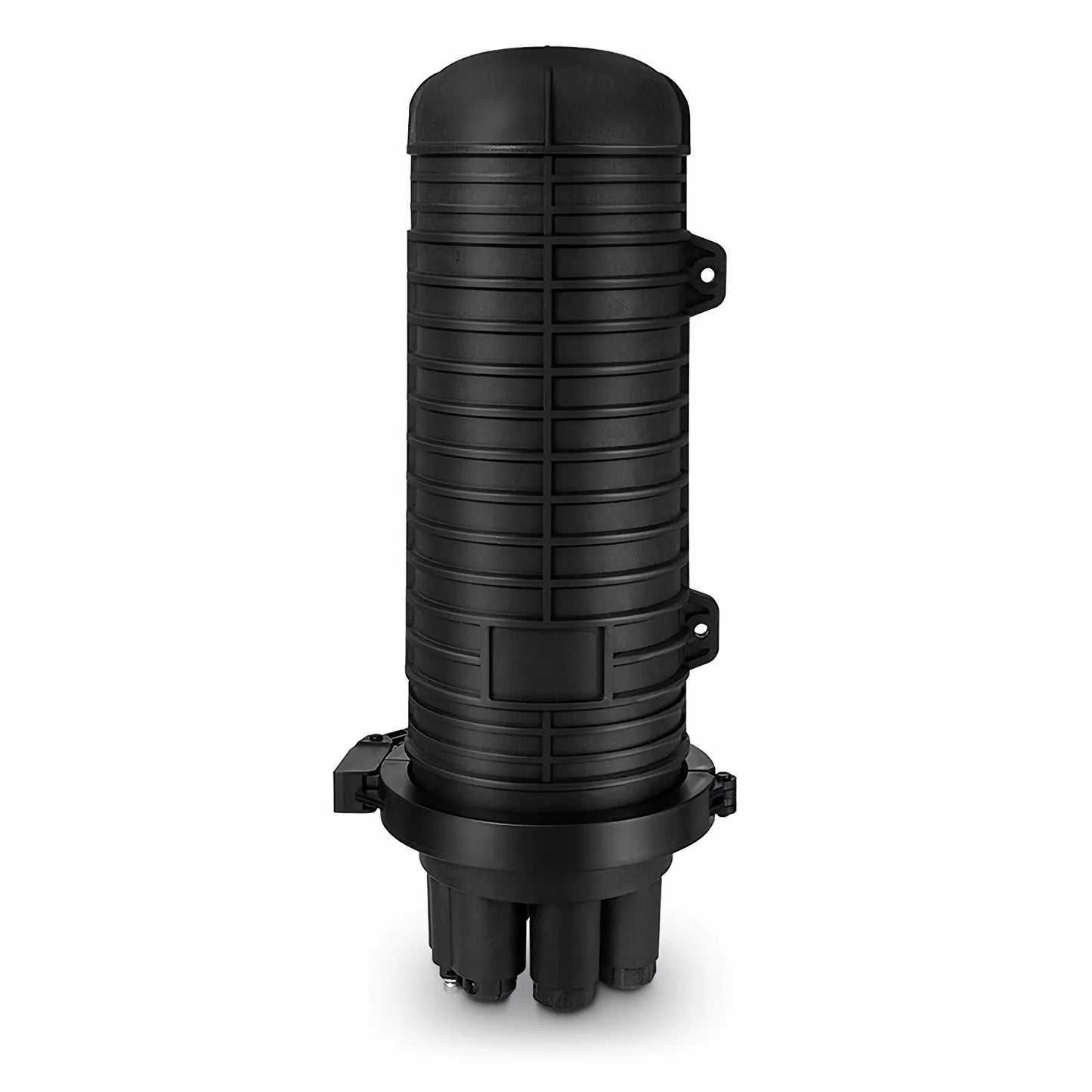 144 Fibers 2In-4Out Dome Fiber Optic Splice Closure, Mechanical Seal, with 1 Pre-installed Fusion Splice Tray