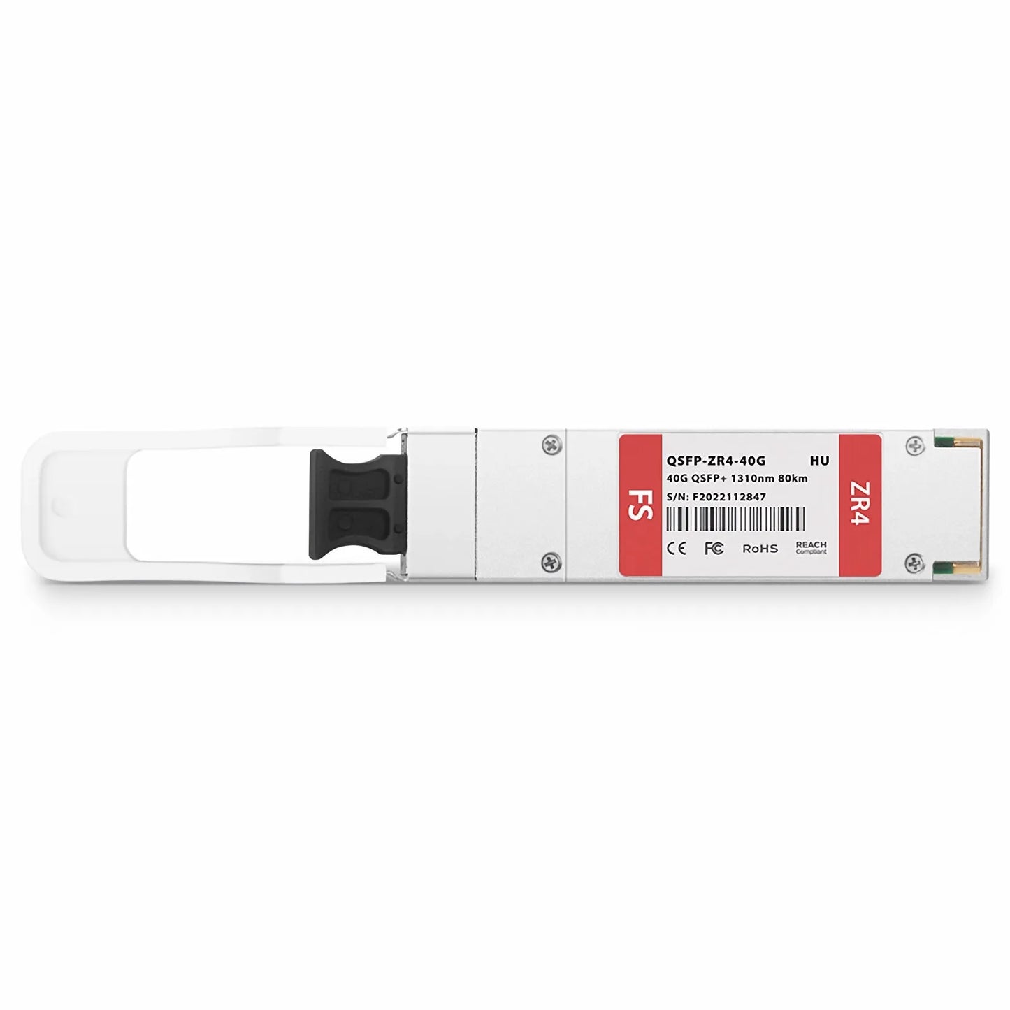 HW Compatible 40GBASE-ZR4 QSFP+ 1310nm 80km DOM Duplex LC/UPC SMF Optical Transceiver Module