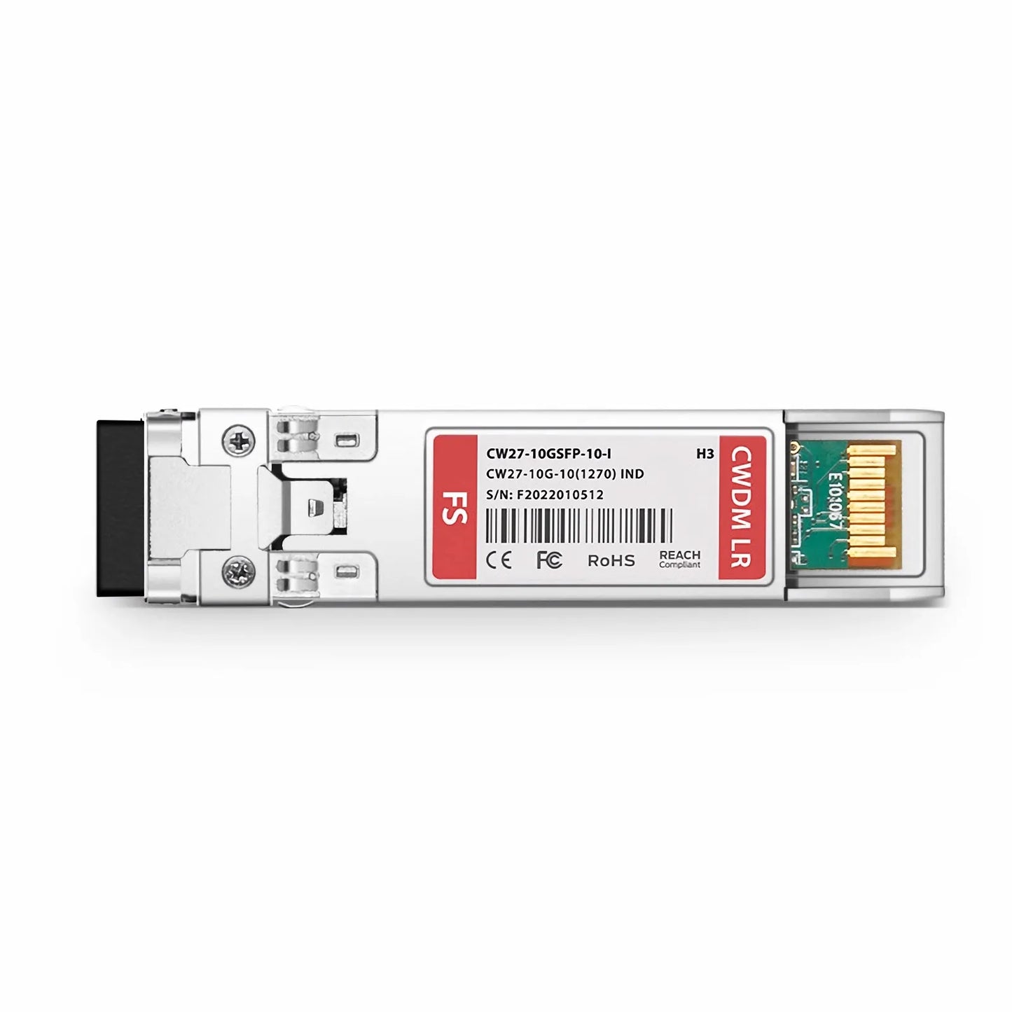 H3C Compatible SFP+ 10G CWDM 1270nm 10km DOM Duplex LC/UPC SMF Optical Transceiver Module for Transmission (Industrial)