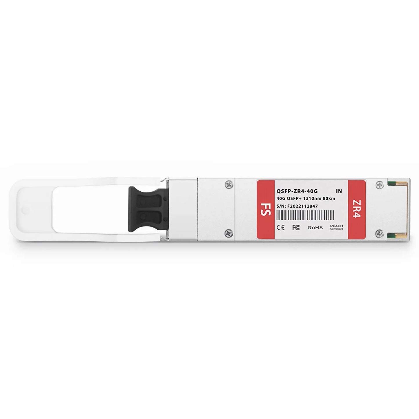 Intel Compatible 40GBASE-ZR4 QSFP+ 1310nm 80km DOM Duplex LC/UPC SMF Optical Transceiver Module