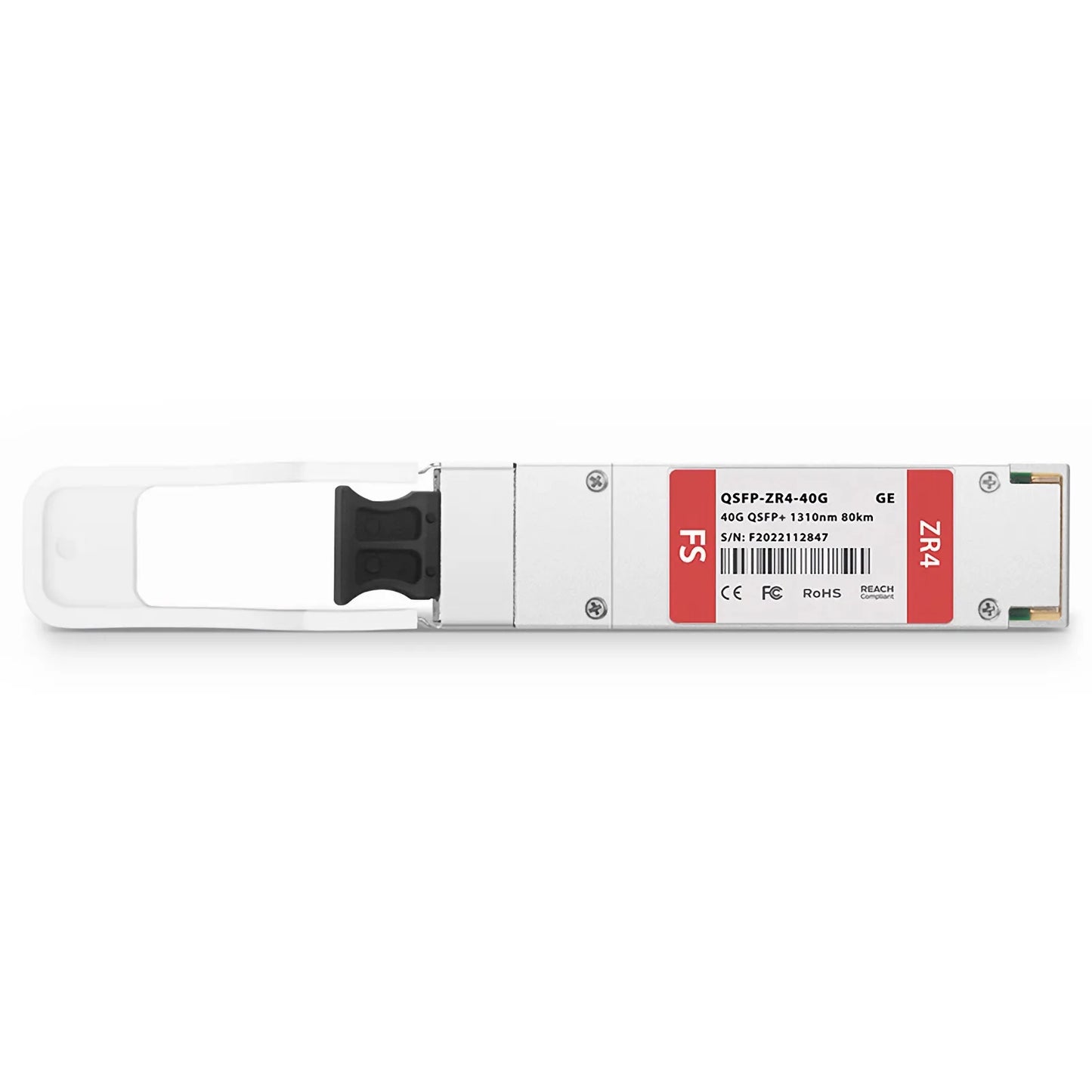 Generic Compatible 40GBASE-ZR4 QSFP+ 1310nm 80km DOM Duplex LC/UPC SMF Optical Transceiver Module
