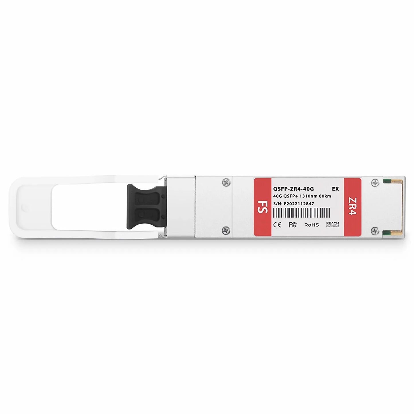 Extreme Compatible 40GBASE-ZR4 QSFP+ 1310nm 80km DOM Duplex LC/UPC SMF Optical Transceiver Module