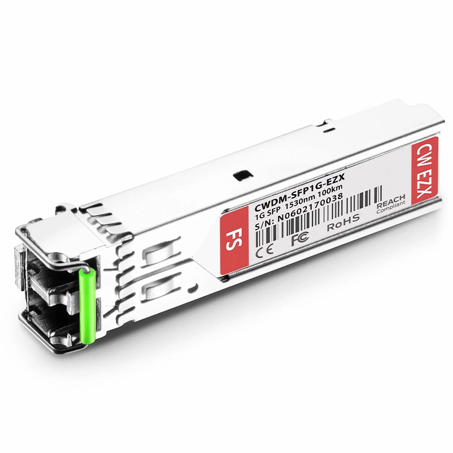 Cisco CWDM-SFP-1530-100 Compatible SFP 1000BASE-CWDM 1530nm 100km DOM Duplex LC/UPC SMF Optical Transceiver Module for Transmission