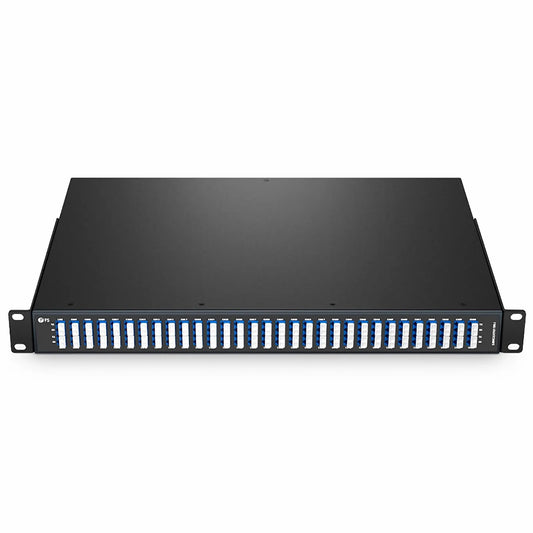 60 Channels Odd DWDM Mux Demux, Super C-band 100GHz 190.75-196.65THz, with Monitor Port, 6.0dB Typical IL, LC/UPC, Dual Fiber, FMU 1U Rack Mount