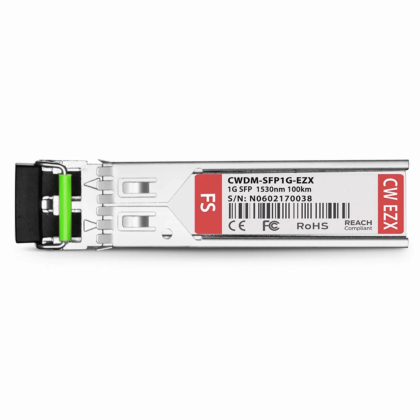Cisco CWDM-SFP-1530-100 Compatible SFP 1000BASE-CWDM 1530nm 100km DOM Duplex LC/UPC SMF Optical Transceiver Module for Transmission