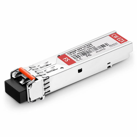 Cisco CWDM-SFP-1590-100 Compatible SFP 1000BASE-CWDM 1590nm 100km DOM Duplex LC/UPC SMF Optical Transceiver Module for Transmission