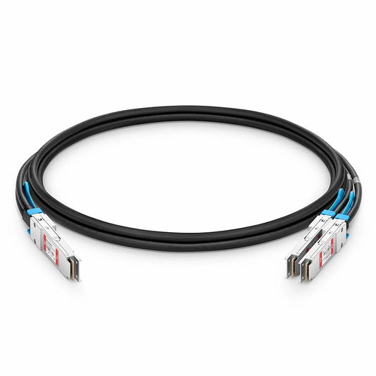 7m (23ft) Cisco Compatible 100G QSFP28 4 x 25G NRZ to 2 x 50G QSFP28 2 x 25G NRZ Active Direct Attach Copper Breakout Cable