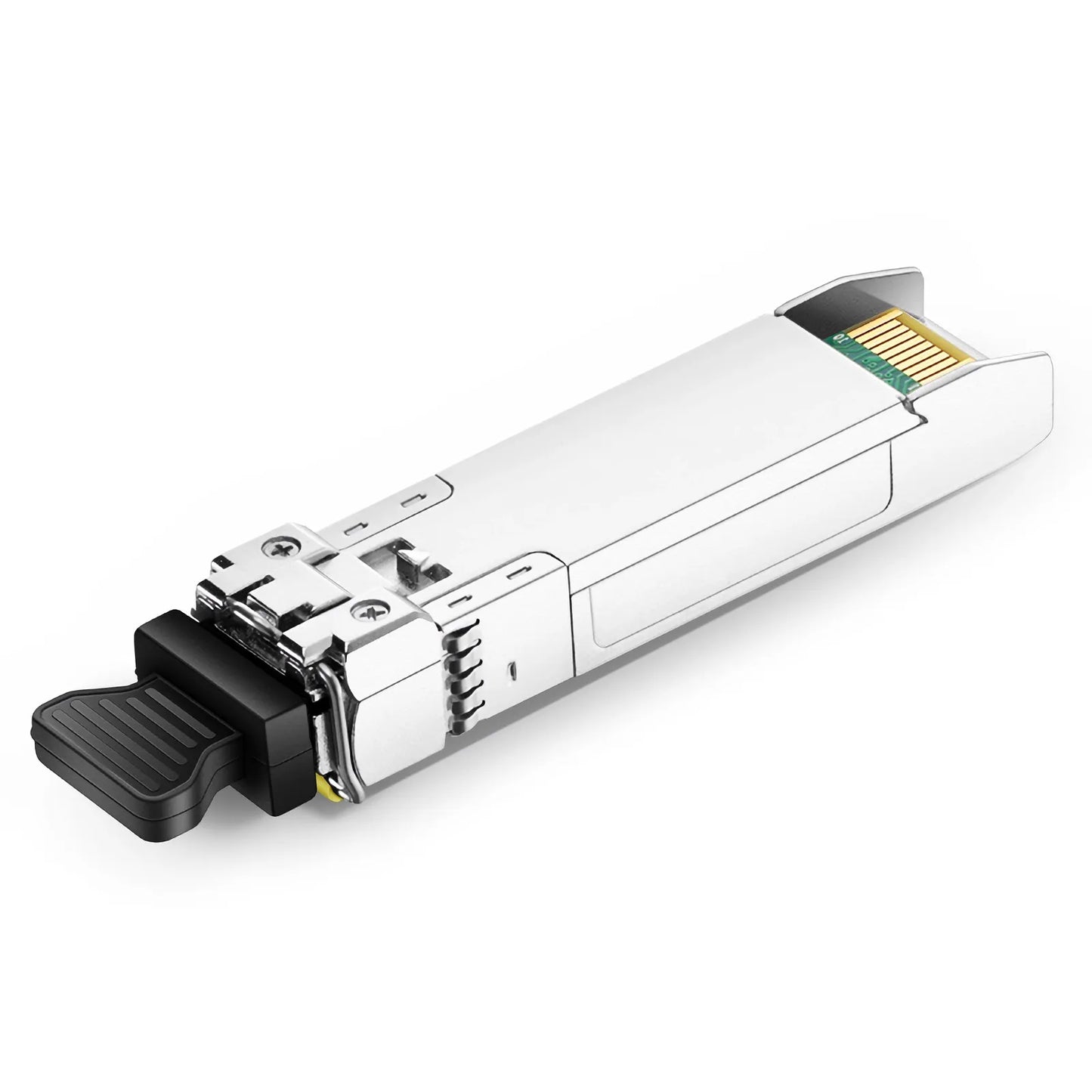 10GBASE-BX BiDi SFP+ 1550nm-TX/1490nm-RX 100km DOM Simplex LC/UPC SMF Optical Transceiver Module for FS Switches
