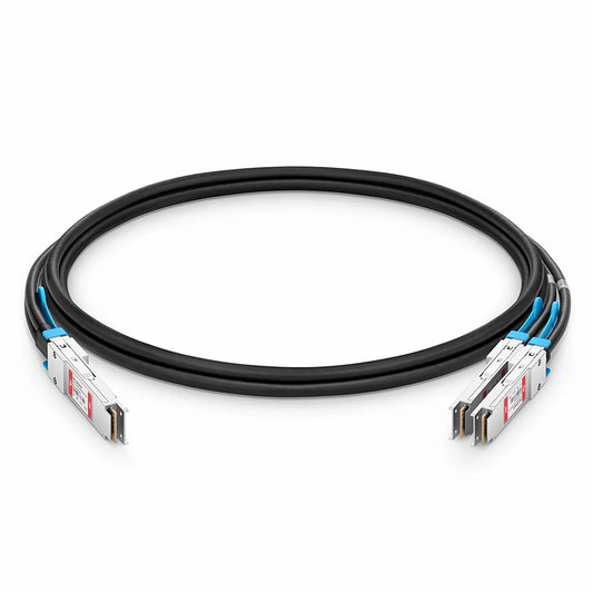 9m (29ft) Cisco Compatible 100G QSFP28 4 x 25G NRZ to 2 x 50G QSFP28 2 x 25G NRZ Active Direct Attach Copper Breakout Cable