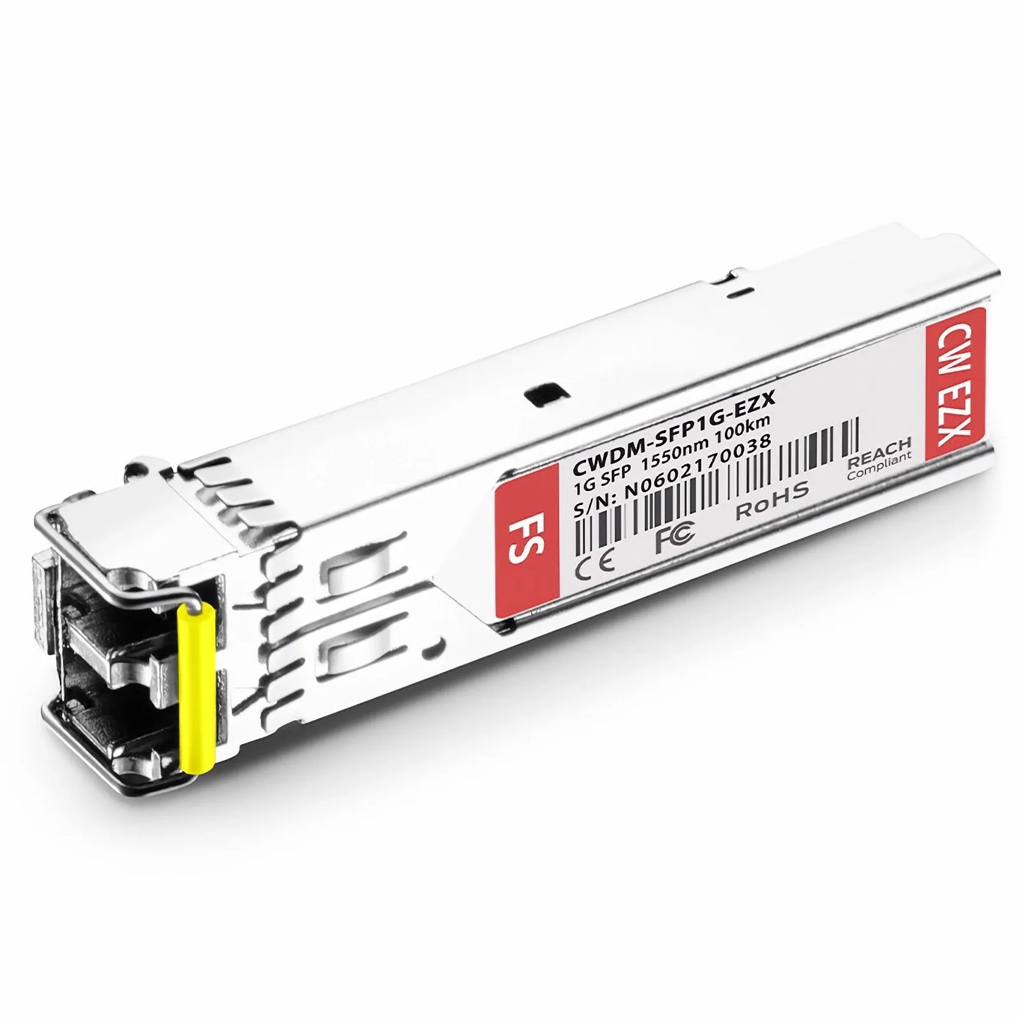 Cisco CWDM-SFP-1550-100 Compatible SFP 1000BASE-CWDM 1550nm 100km DOM Duplex LC/UPC SMF Optical Transceiver Module for Transmission