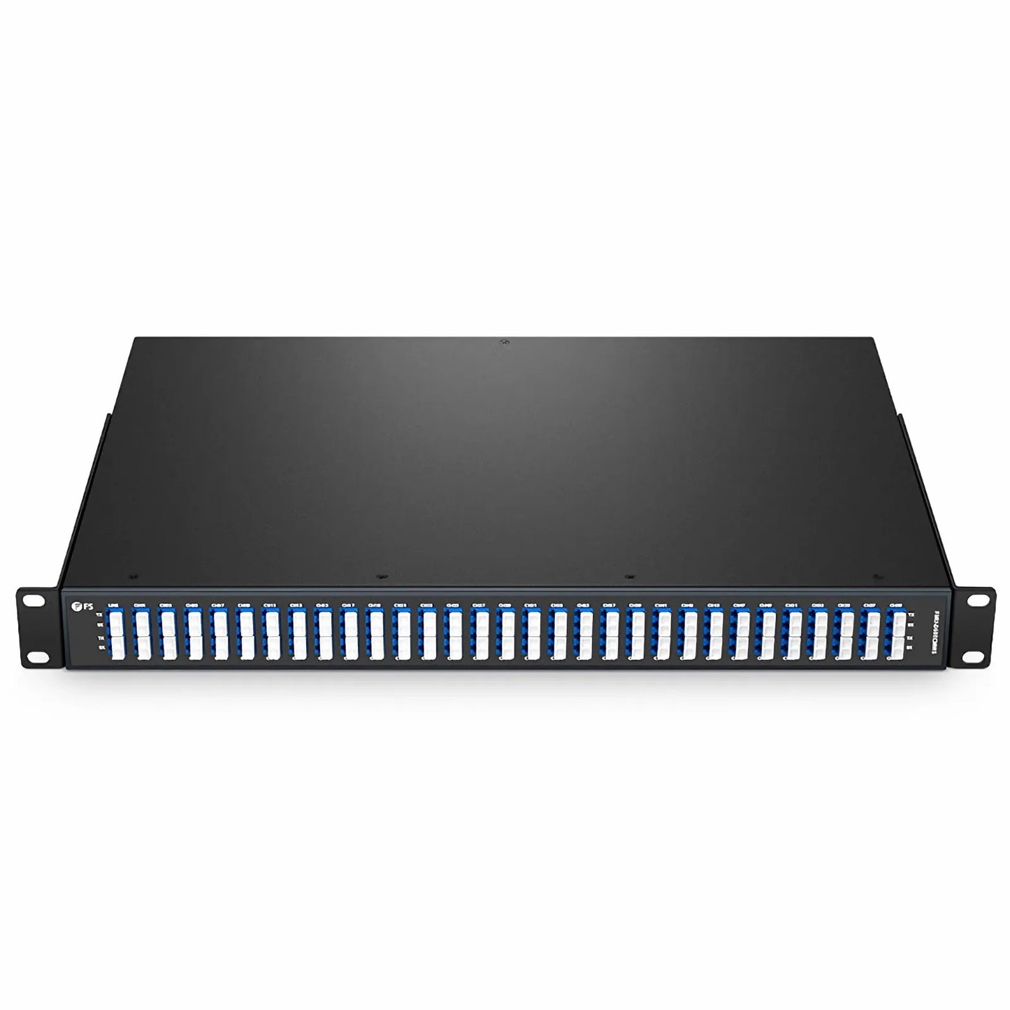 60 Channels Even DWDM Mux Demux, Super C-band 100GHz 190.7-196.6THz , with Monitor Port, 6.0dB Typical IL, LC/UPC, Dual Fiber, FMU 1U Rack Mount