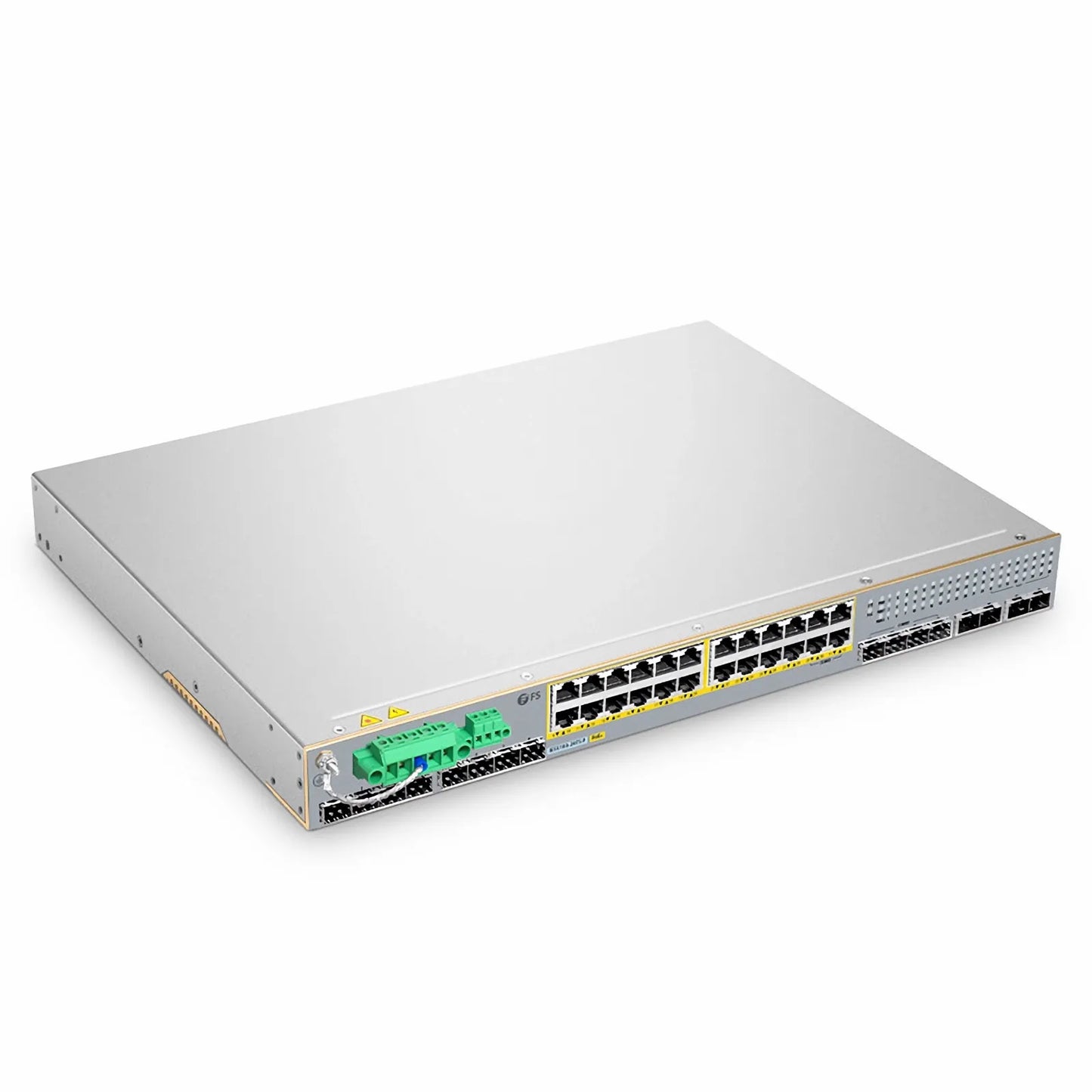 IES5100-24TS-P, 24-Port Gigabit Ethernet L2+ Managed Industrial PoE+ Switch, 20 x PoE+ Ports @720W, with 4 x 1Gb RJ45/SFP Combo, 8 x 1Gb SFP and 4 x 10Gb SFP+, -40 to 75°C Operating Temperature