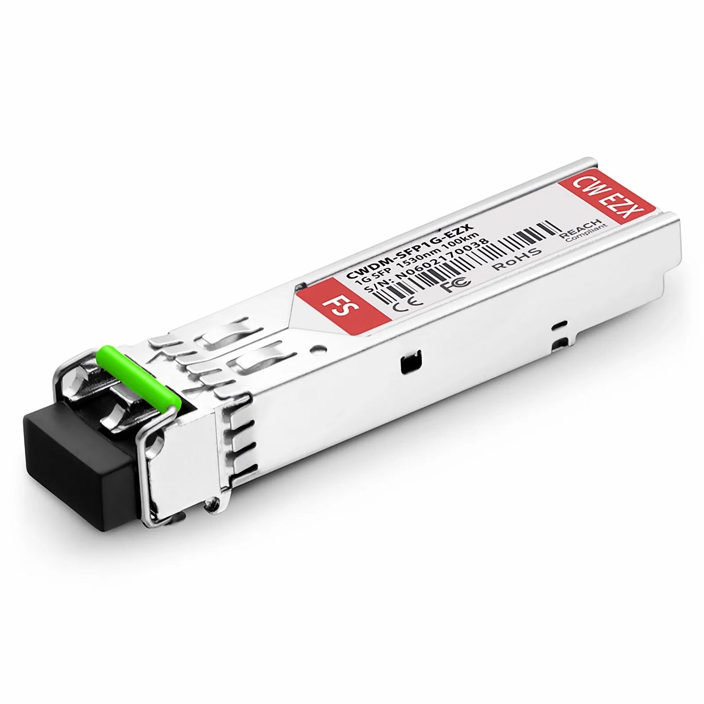 Cisco CWDM-SFP-1530-100 Compatible SFP 1000BASE-CWDM 1530nm 100km DOM Duplex LC/UPC SMF Optical Transceiver Module for Transmission